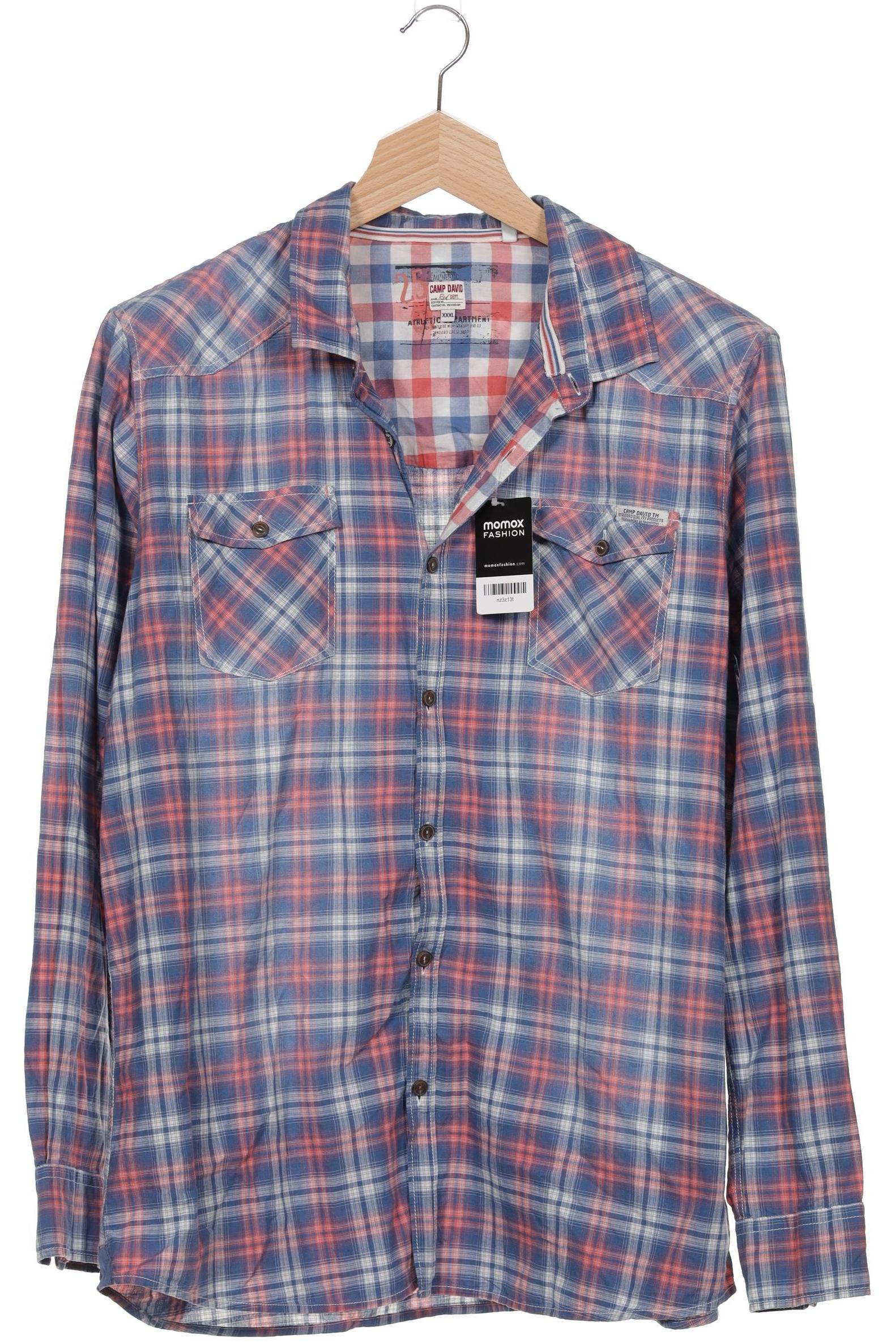 

Camp David Herren Hemd, blau, Gr. 58