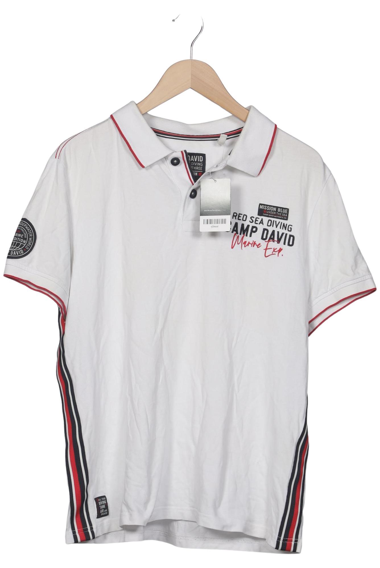 

Camp David Herren Poloshirt, weiß, Gr. 52