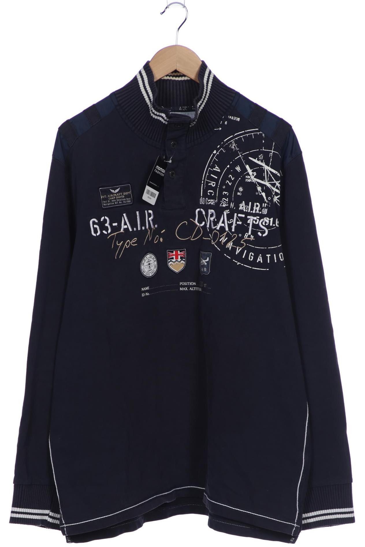 

Camp David Herren Sweatshirt, marineblau, Gr. 58