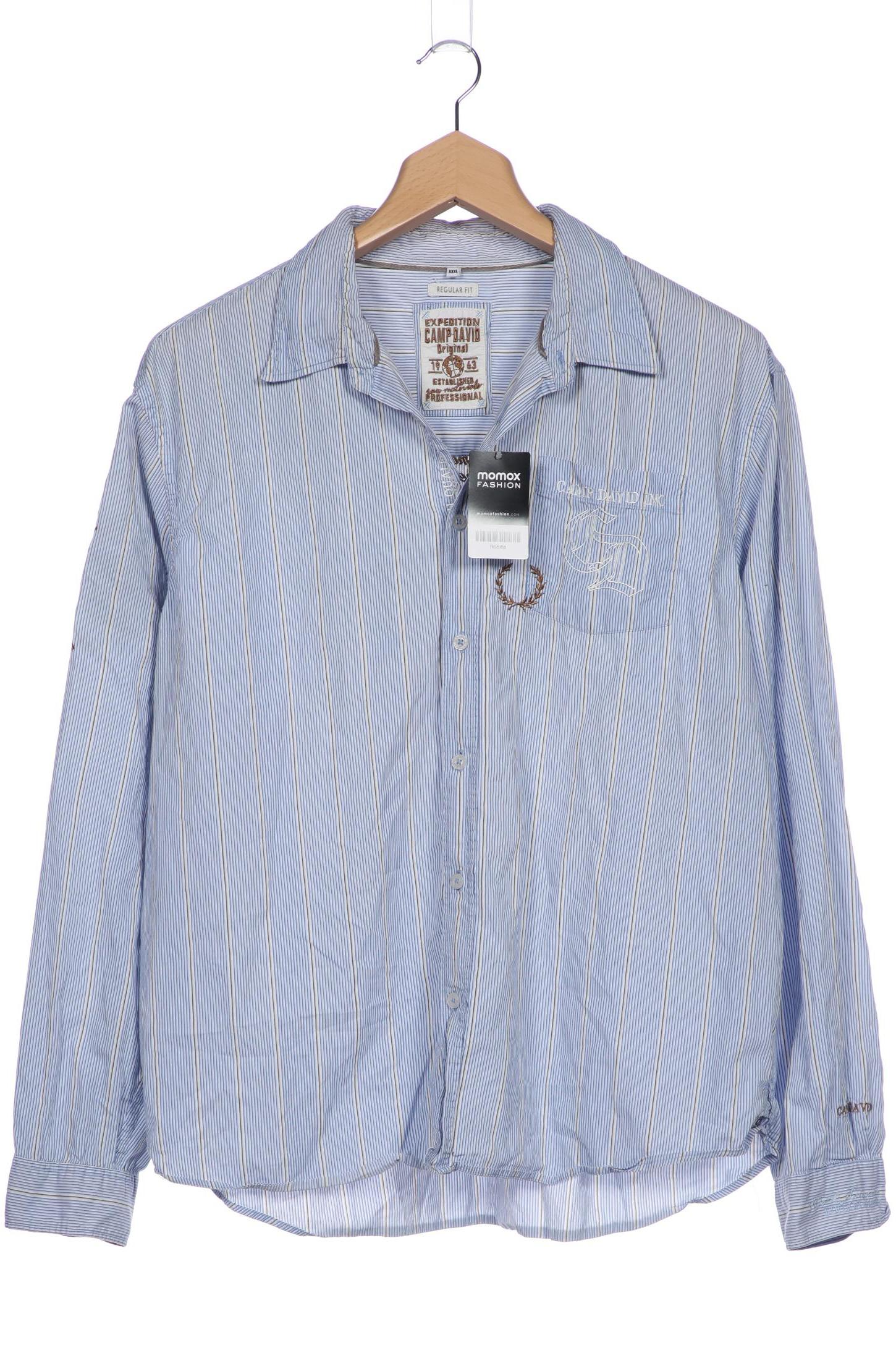 

Camp David Herren Hemd, blau, Gr. 58