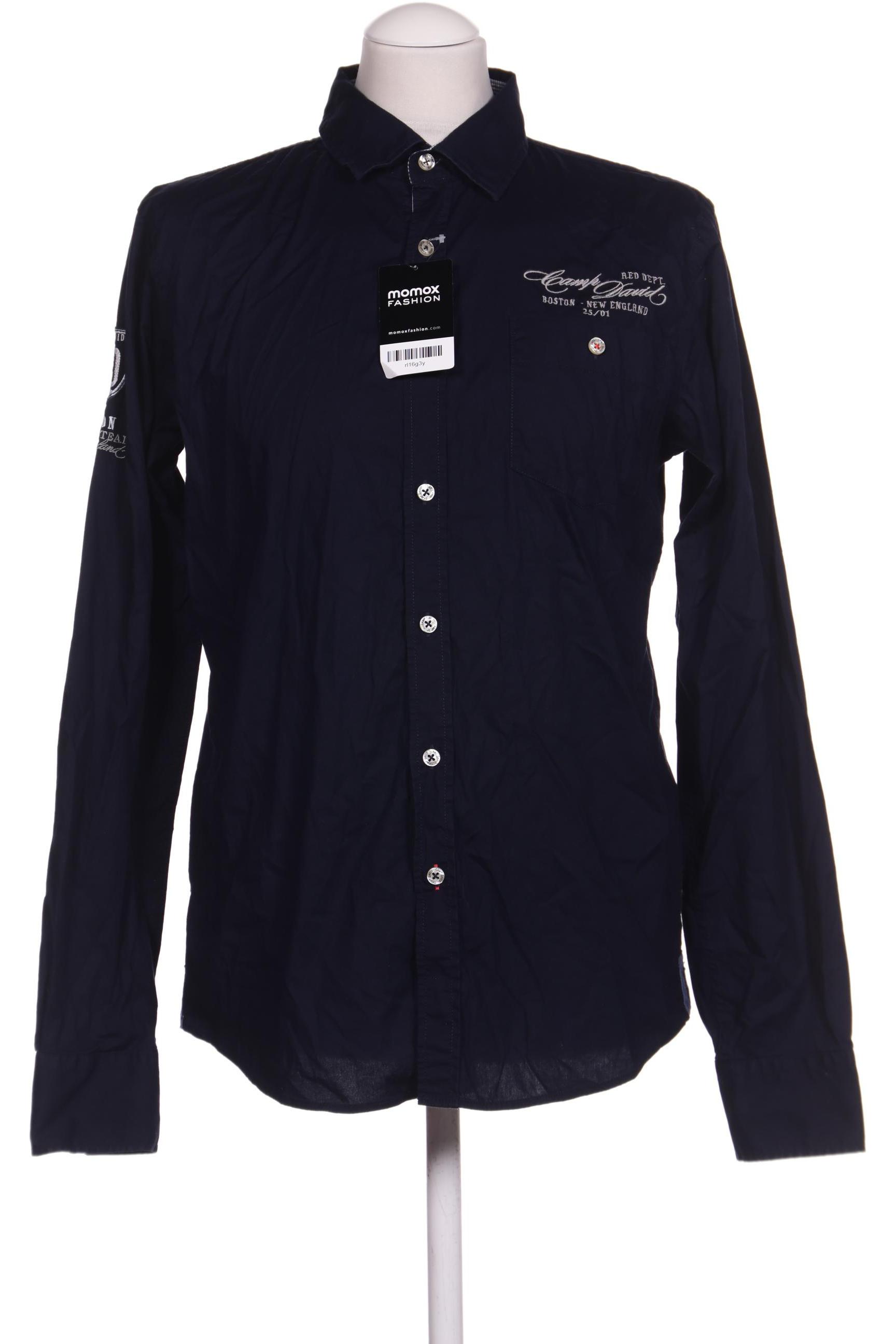 

Camp David Herren Hemd, marineblau