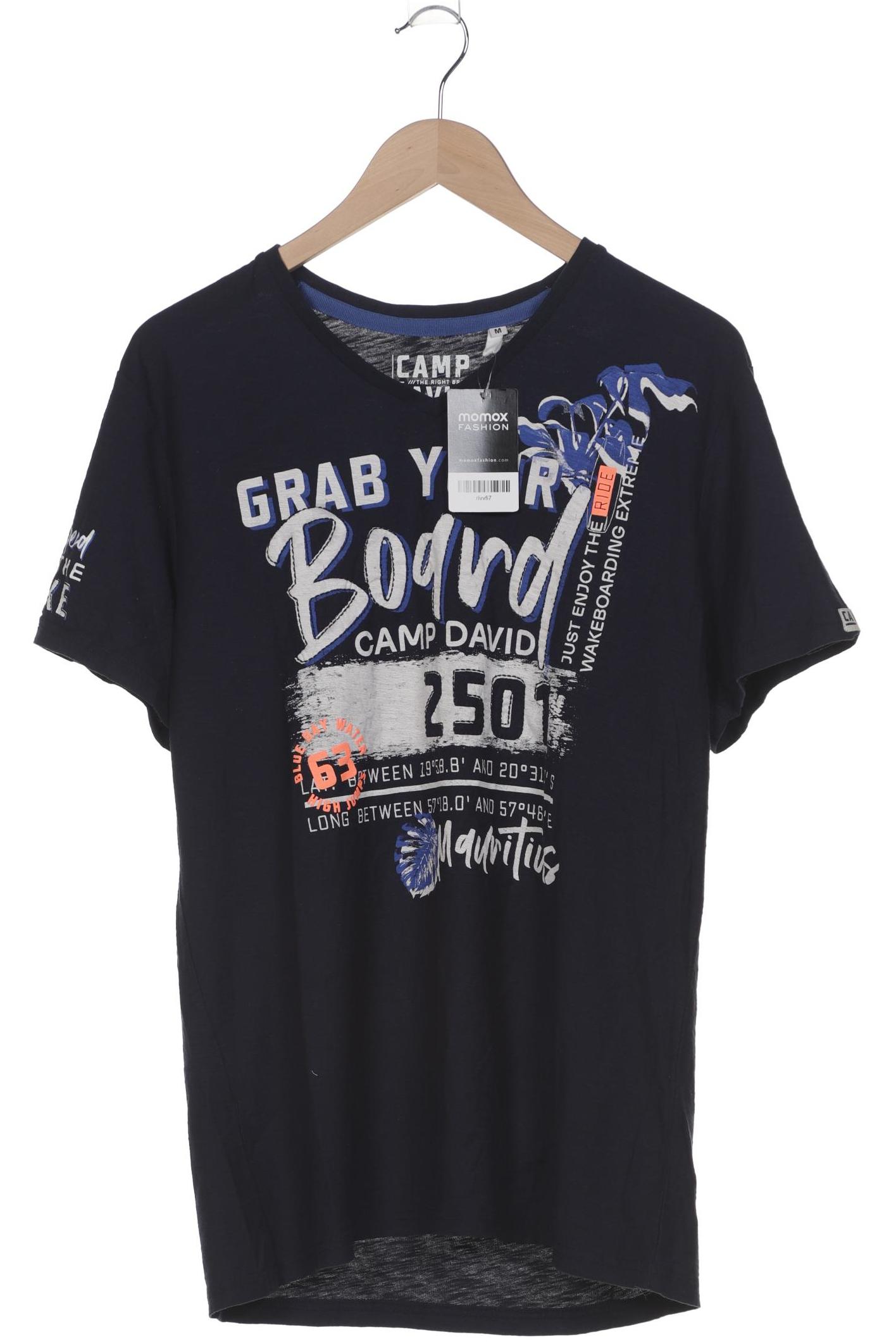

Camp David Herren T-Shirt, marineblau, Gr. 48