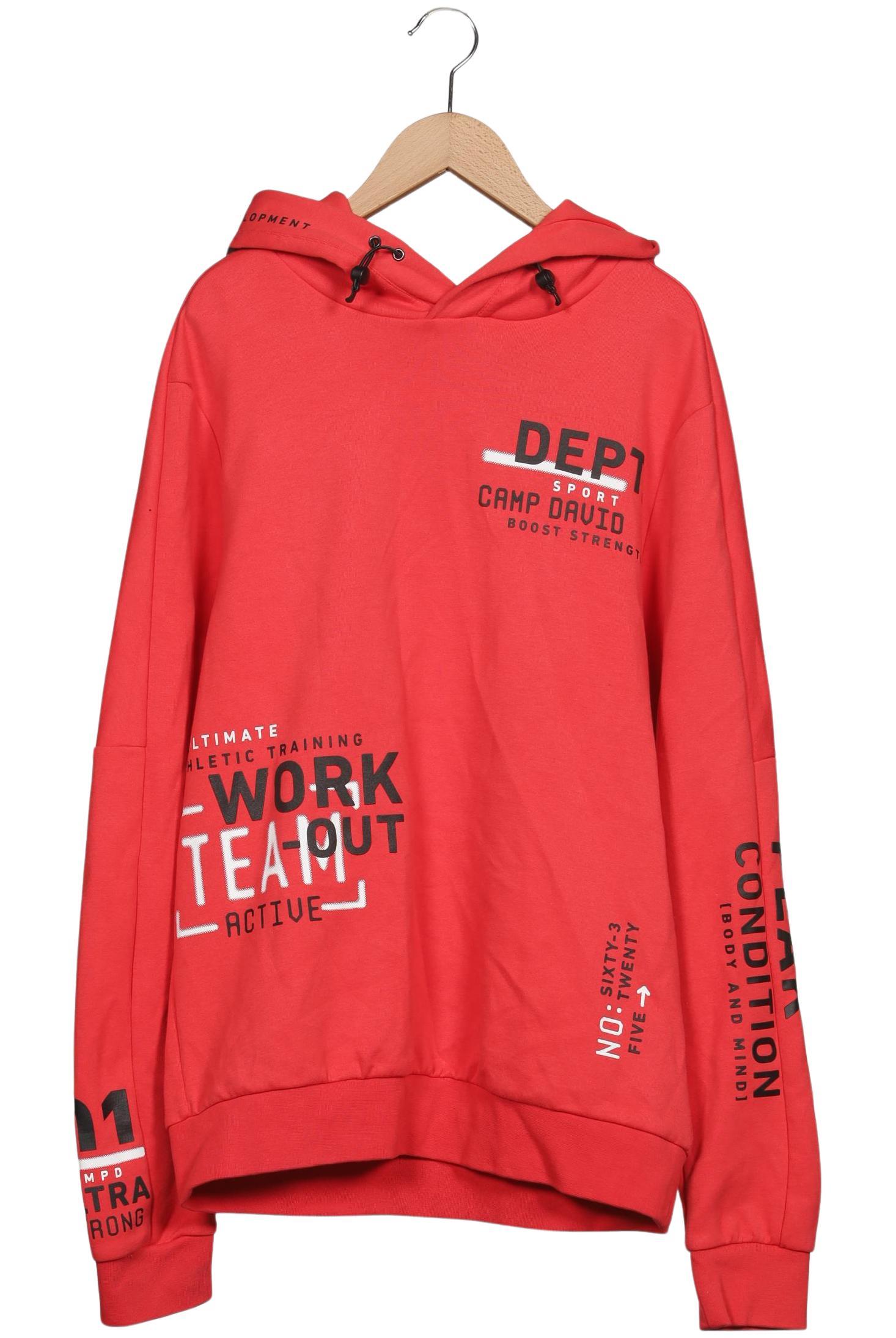 

Camp David Herren Kapuzenpullover, rot, Gr. 48