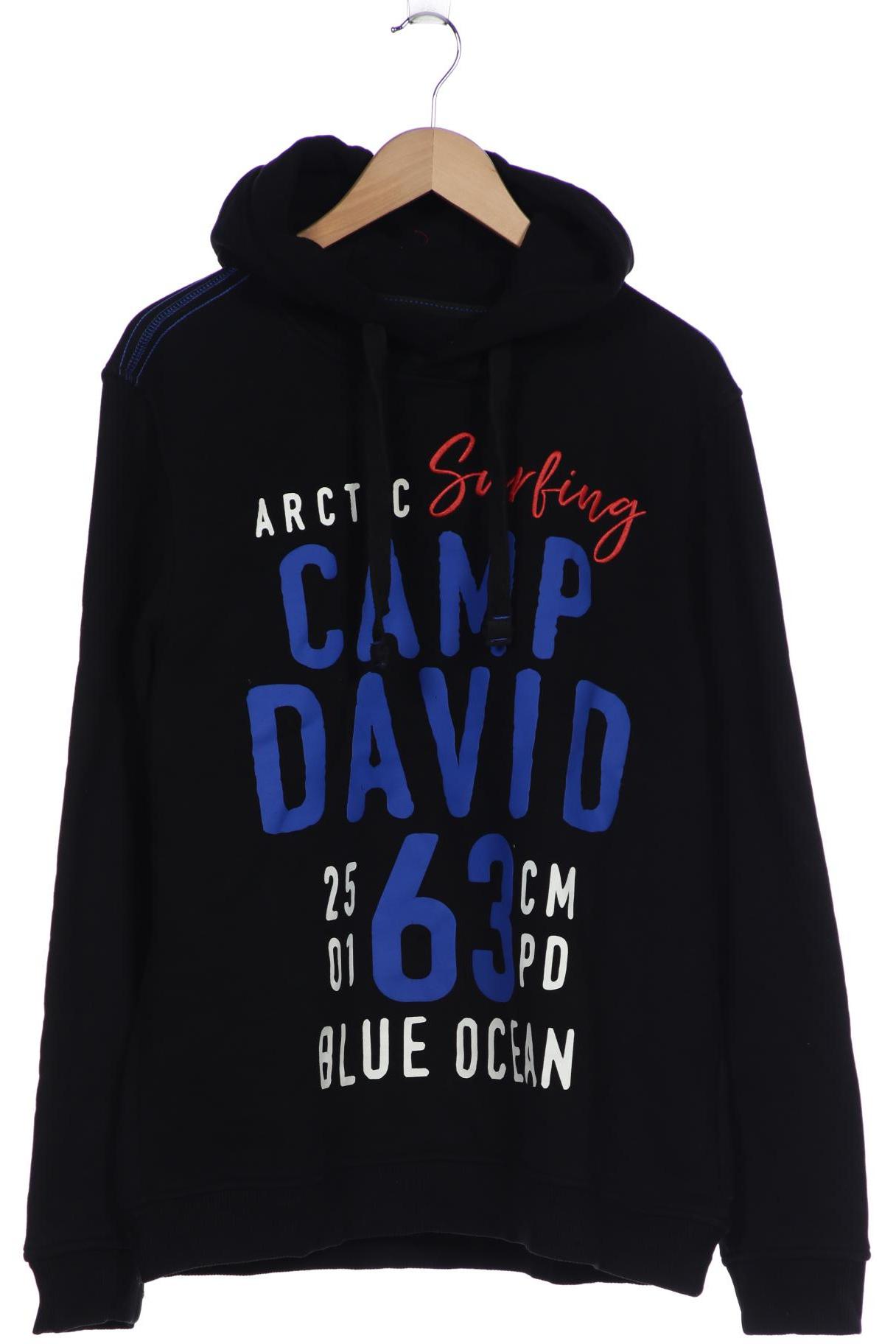 

Camp David Herren Kapuzenpullover, schwarz