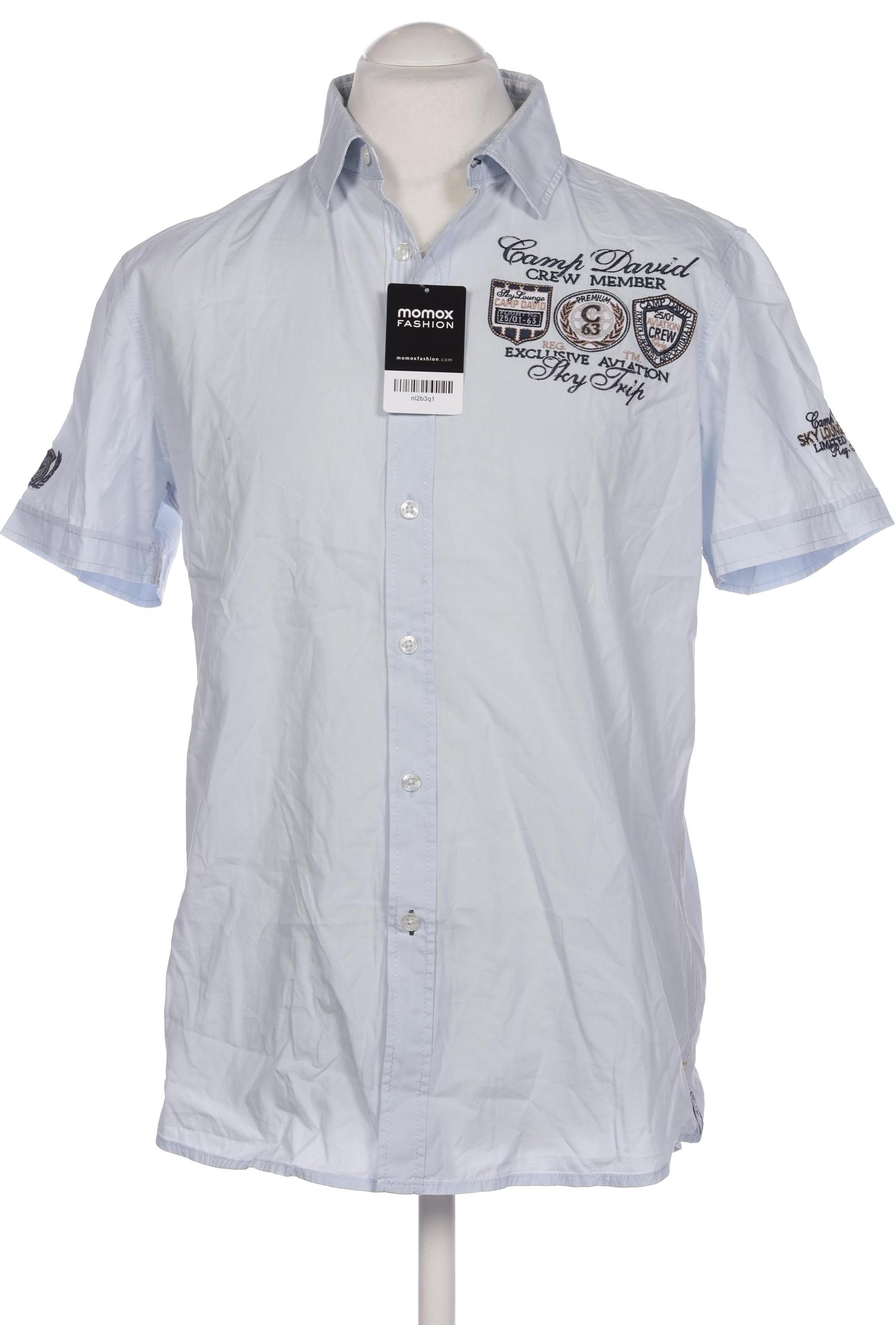 

Camp David Herren Hemd, hellblau, Gr. 54