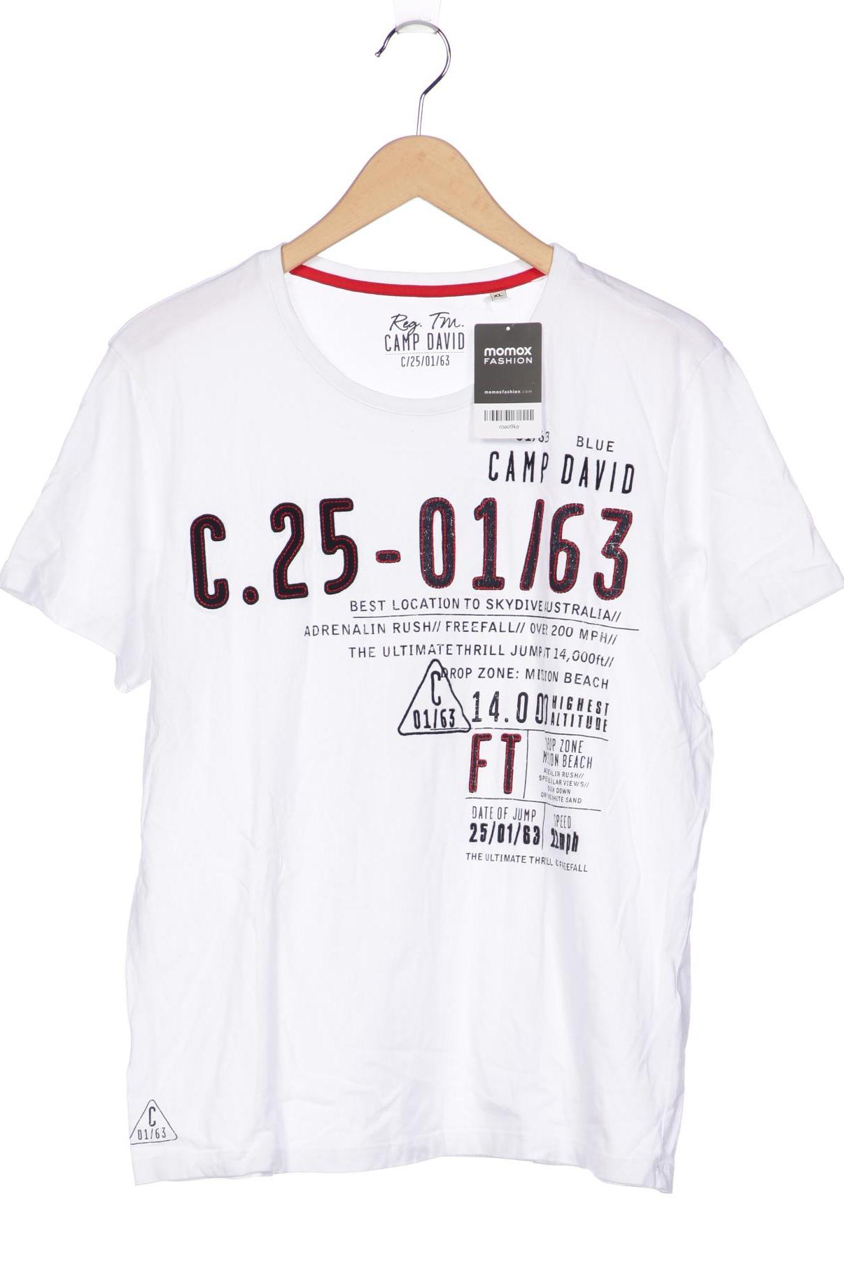 

Camp David Herren T-Shirt, weiß, Gr. 54