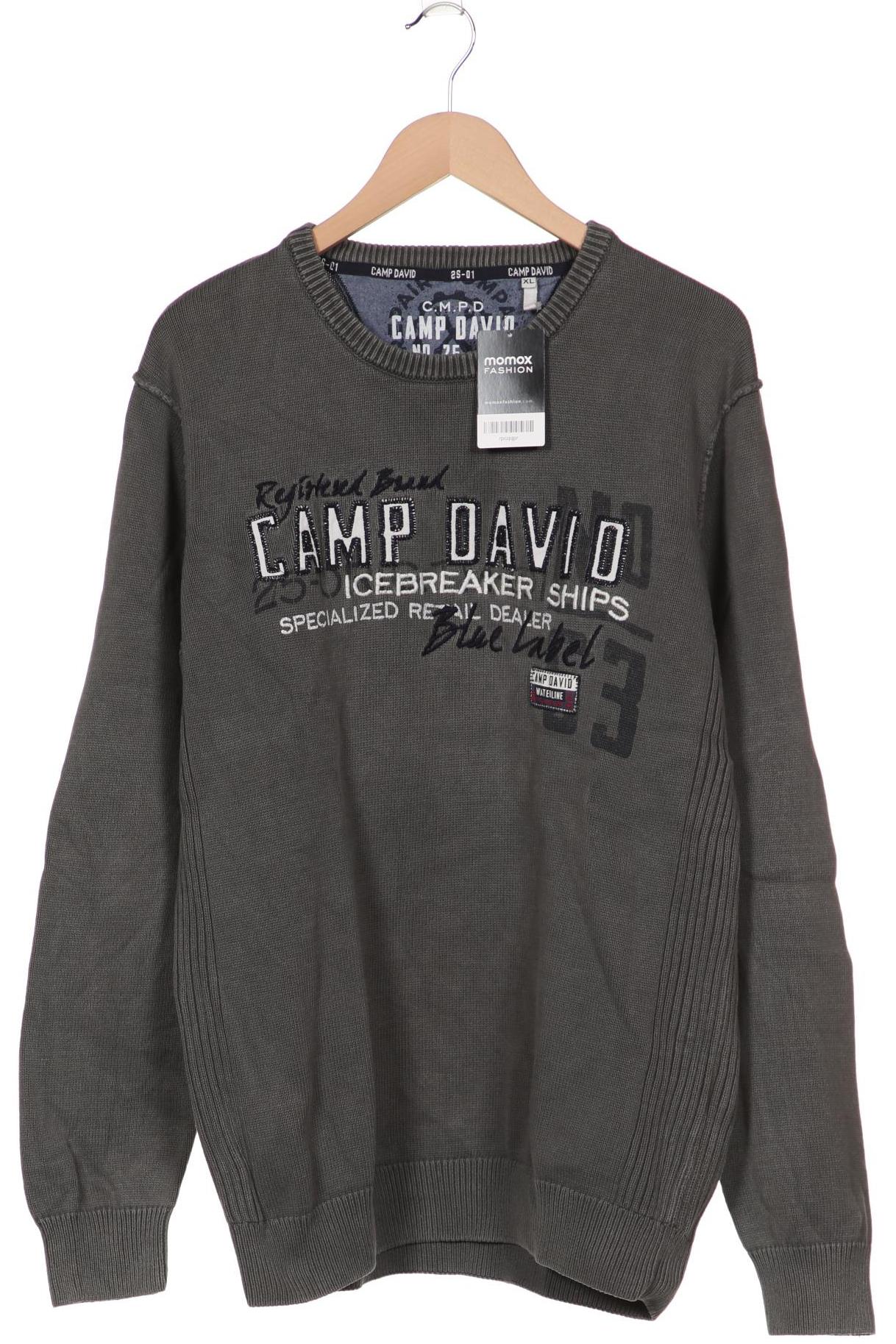 

Camp David Herren Pullover, grau