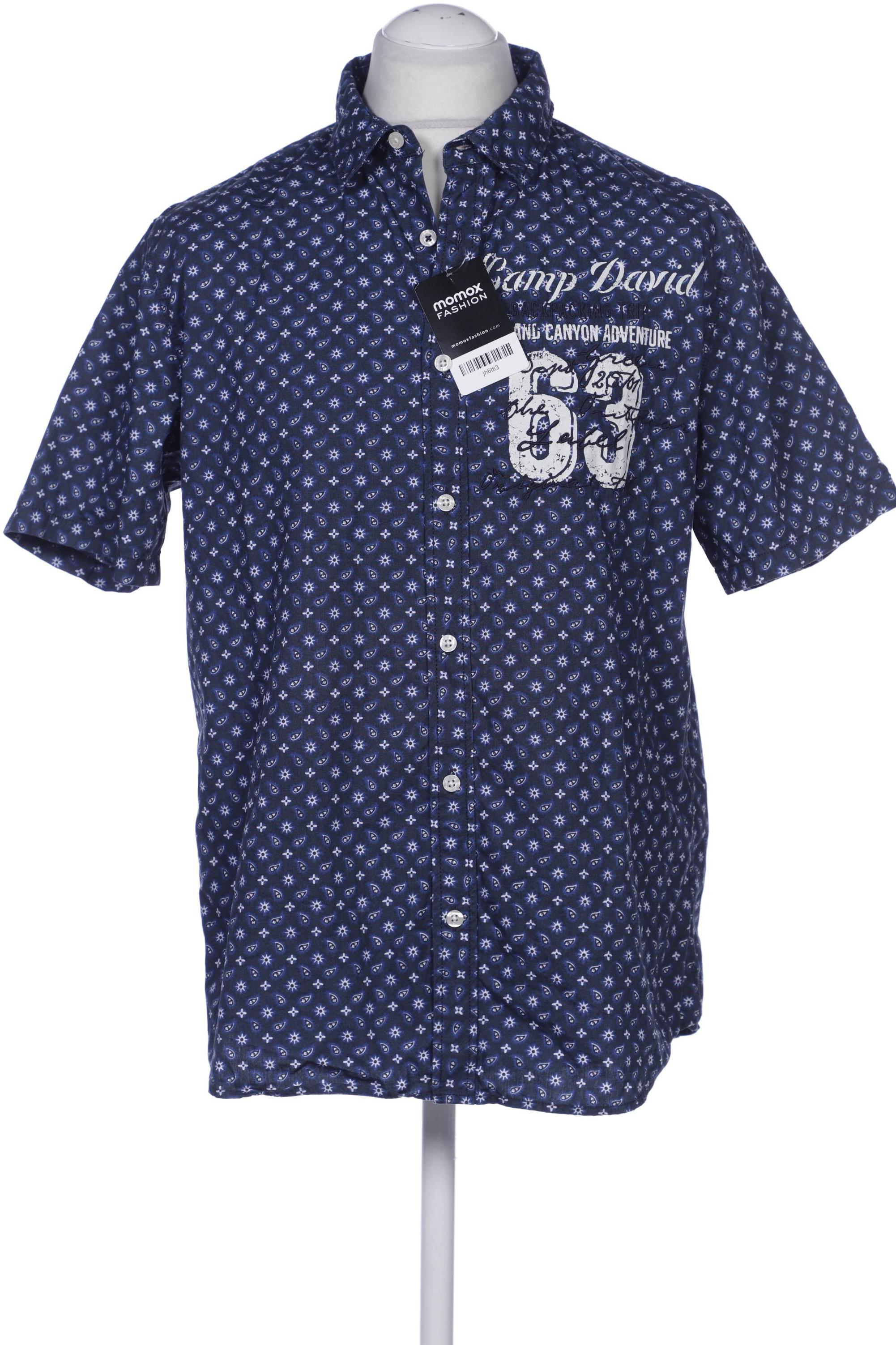 

Camp David Herren Hemd, marineblau, Gr. 52