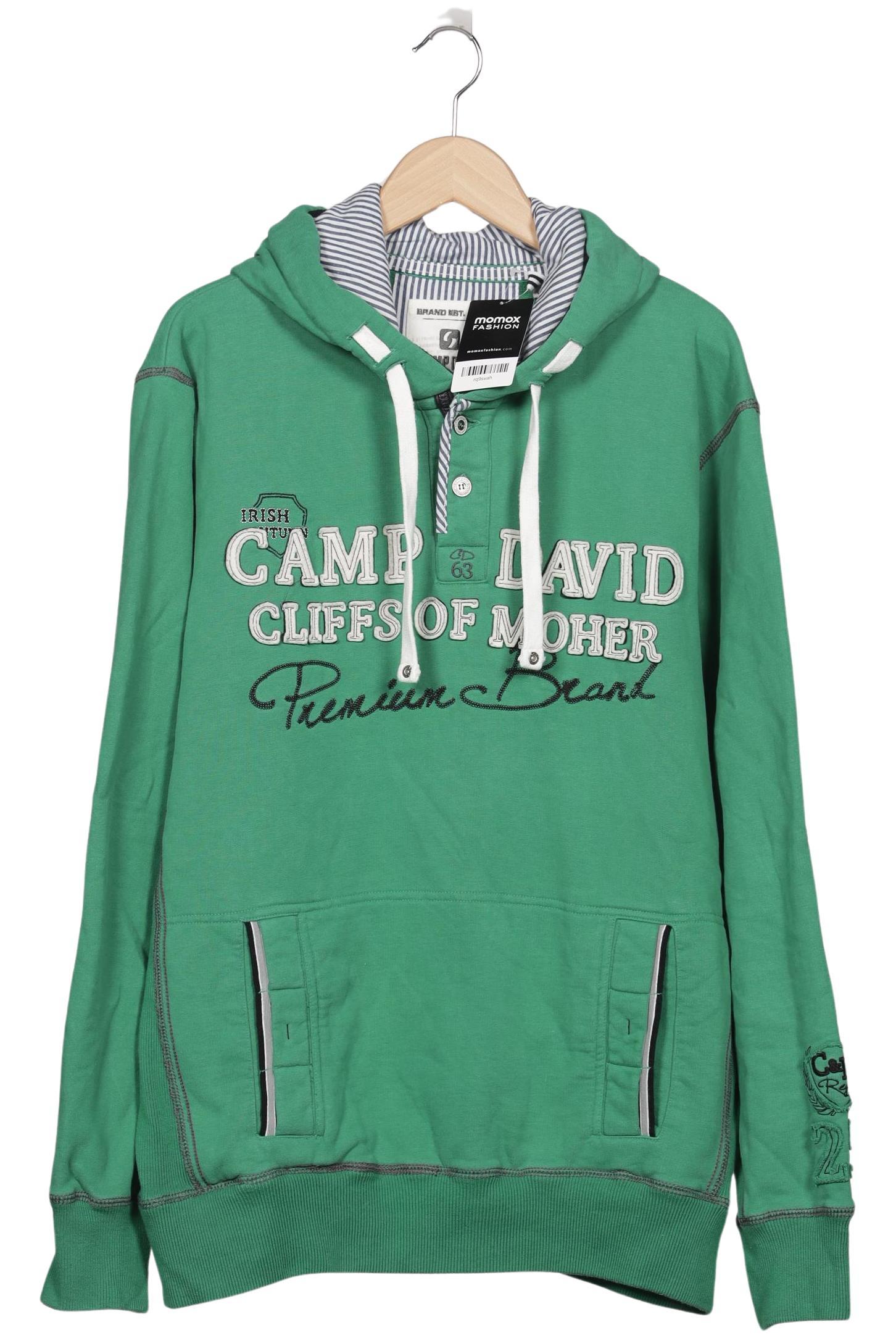 Thumbnail - Camp David Herren Kapuzenpullover, grün, Gr. 52