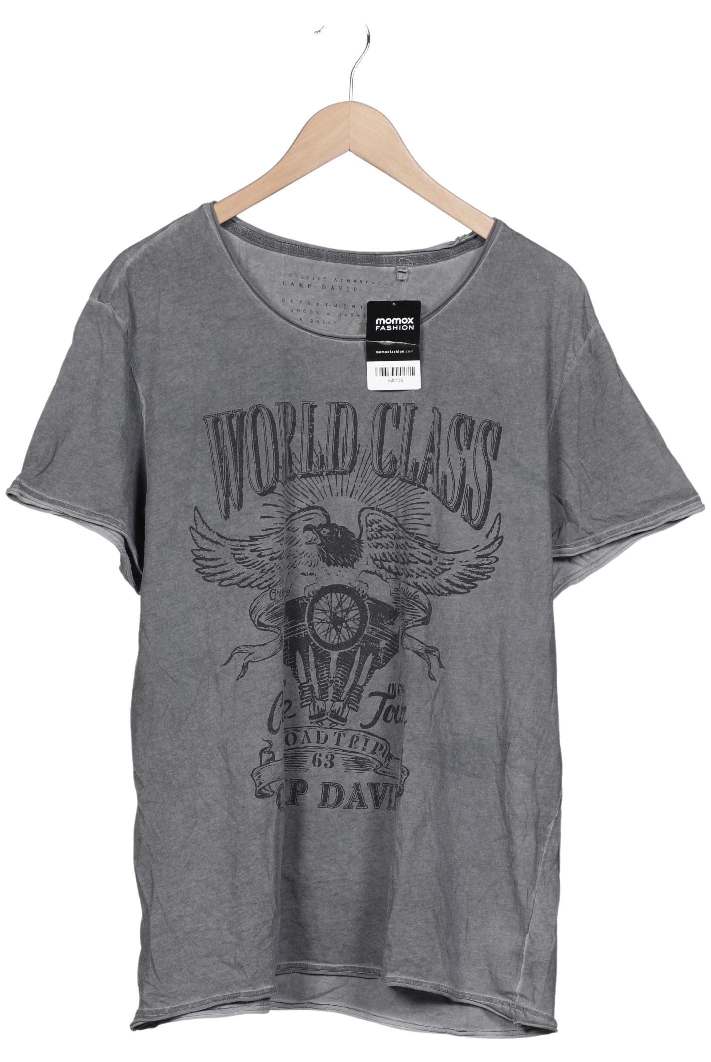 

Camp David Herren T-Shirt, grau, Gr. 56