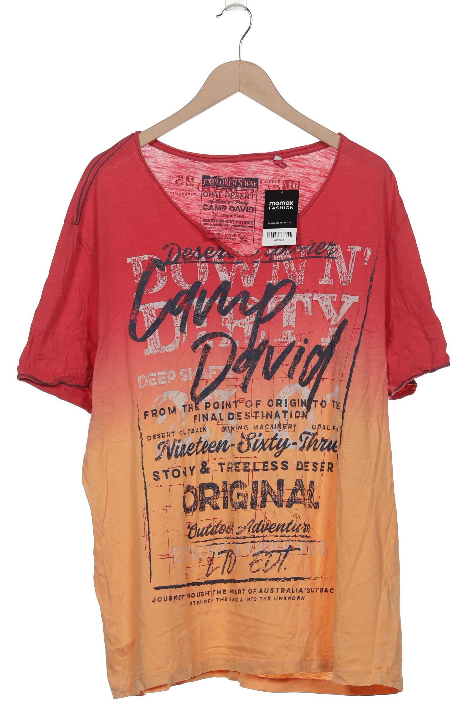 

Camp David Herren T-Shirt, orange, Gr. 58