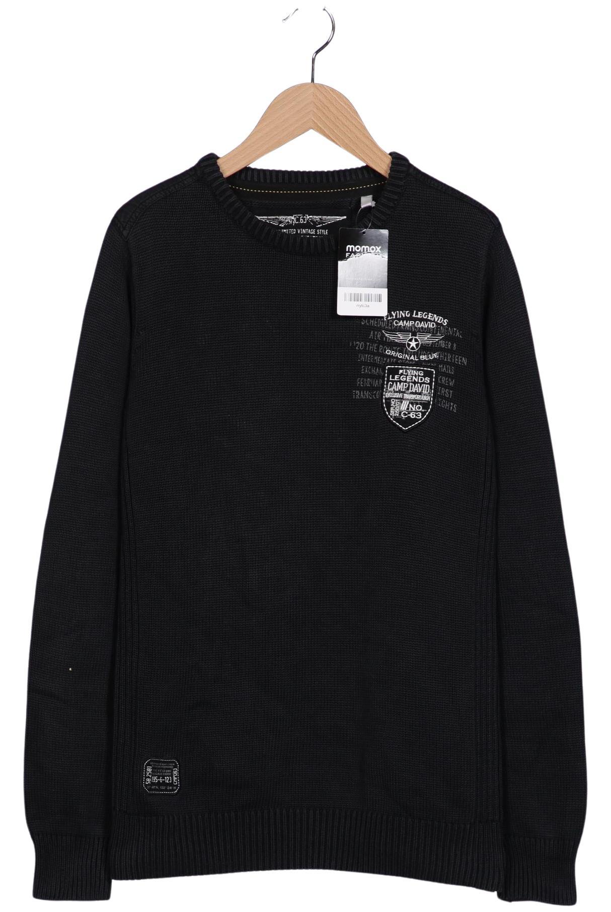 

Camp David Herren Pullover, schwarz, Gr. 46