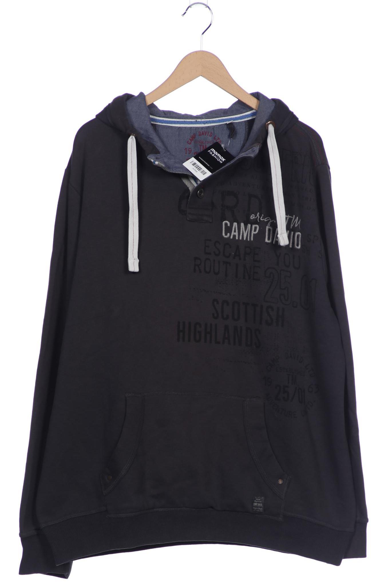 

Camp David Herren Kapuzenpullover, grau, Gr. 58