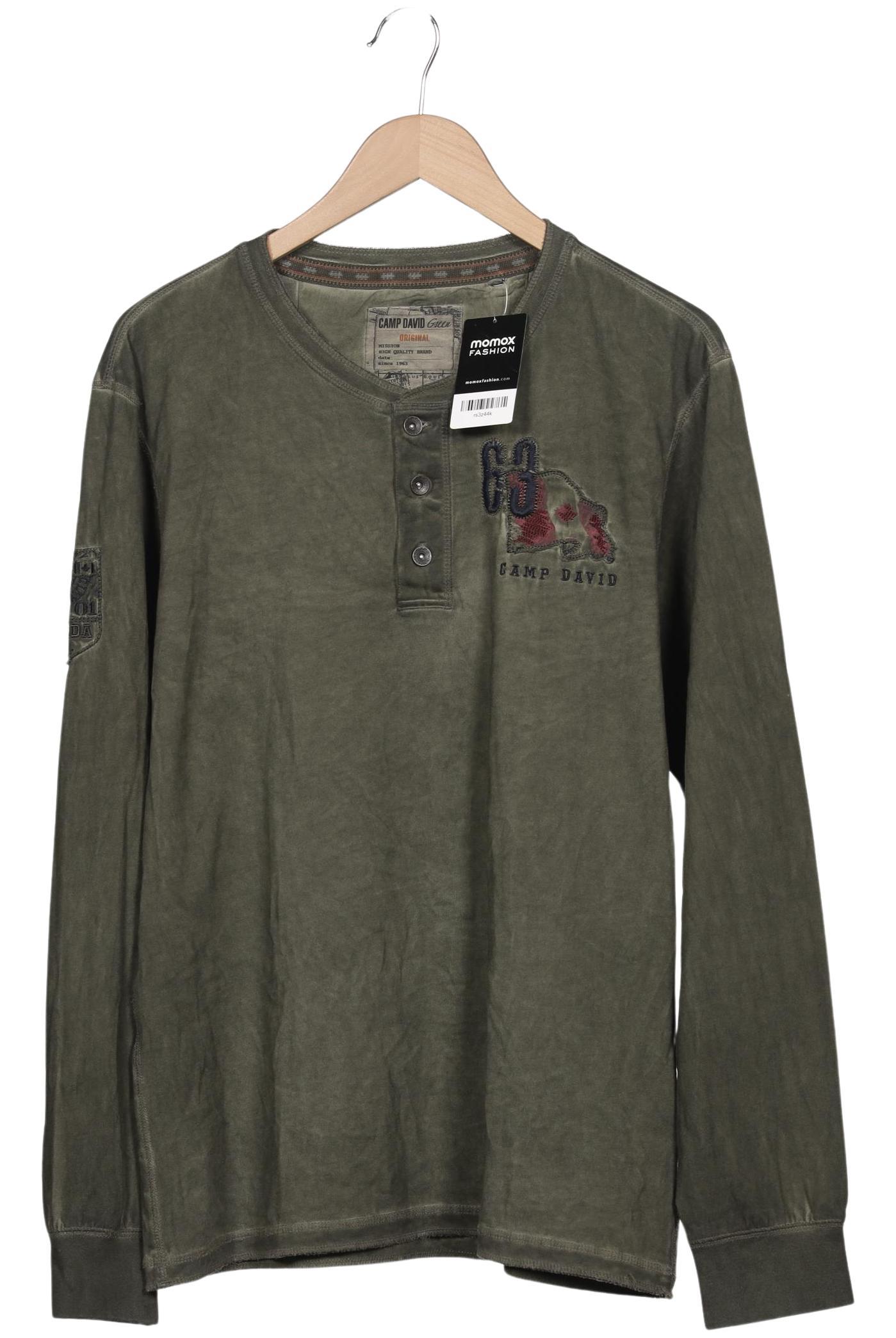 

Camp David Herren Langarmshirt, grün, Gr. 52