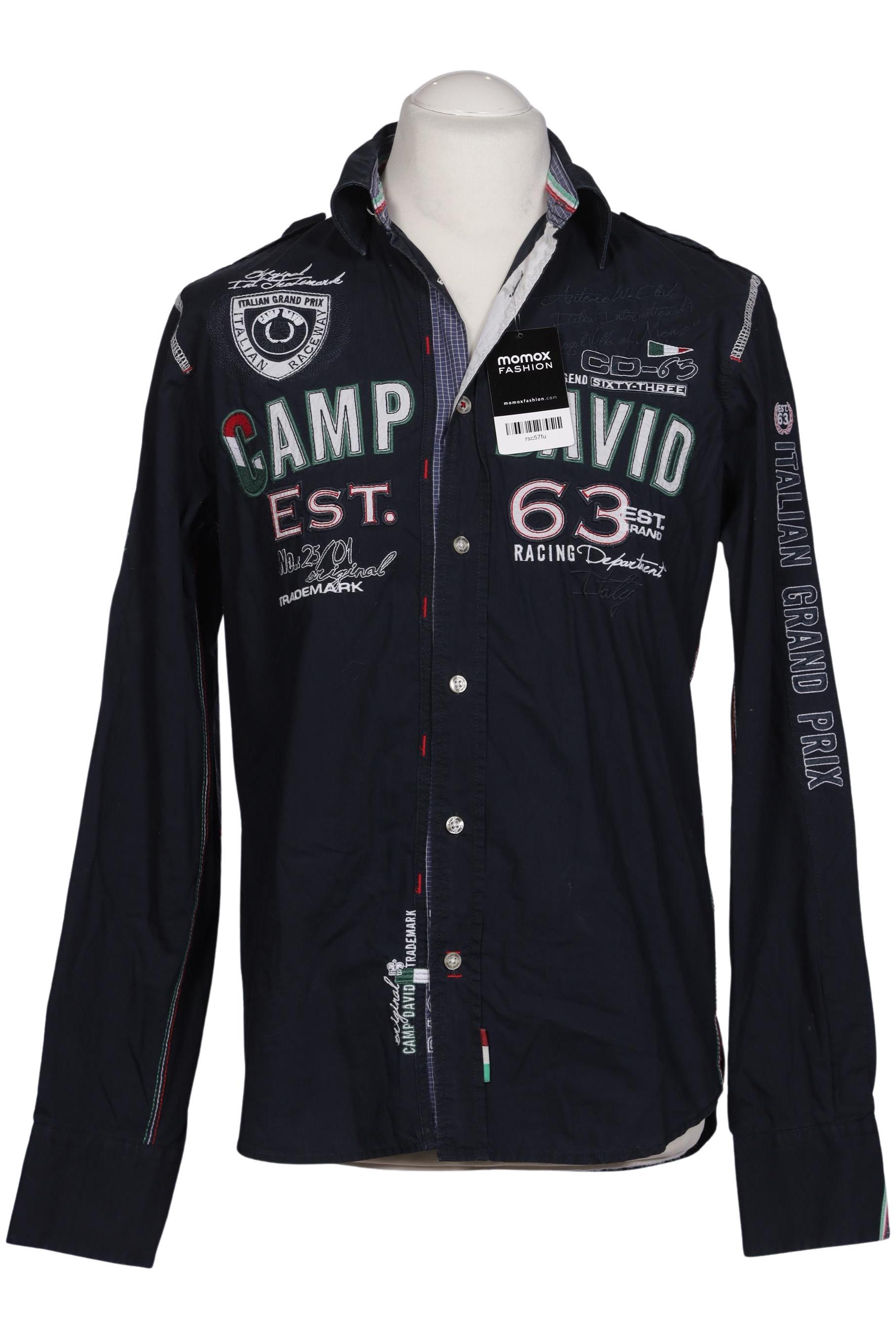

Camp David Herren Hemd, marineblau, Gr. 48