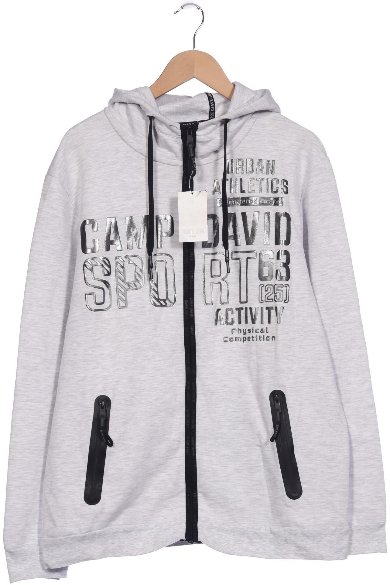 

Camp David Herren Kapuzenpullover, grau, Gr. 56