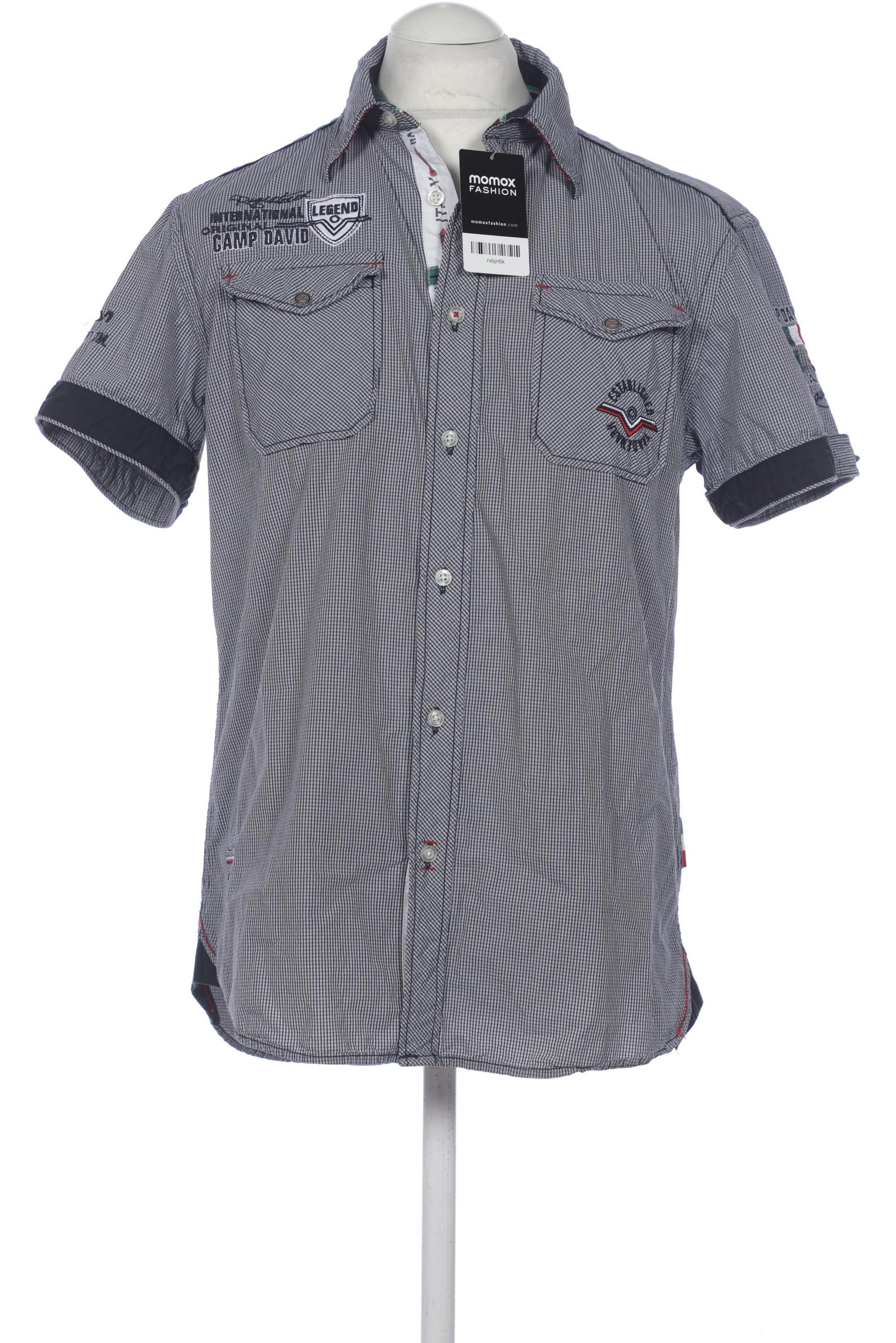 

Camp David Herren Hemd, blau