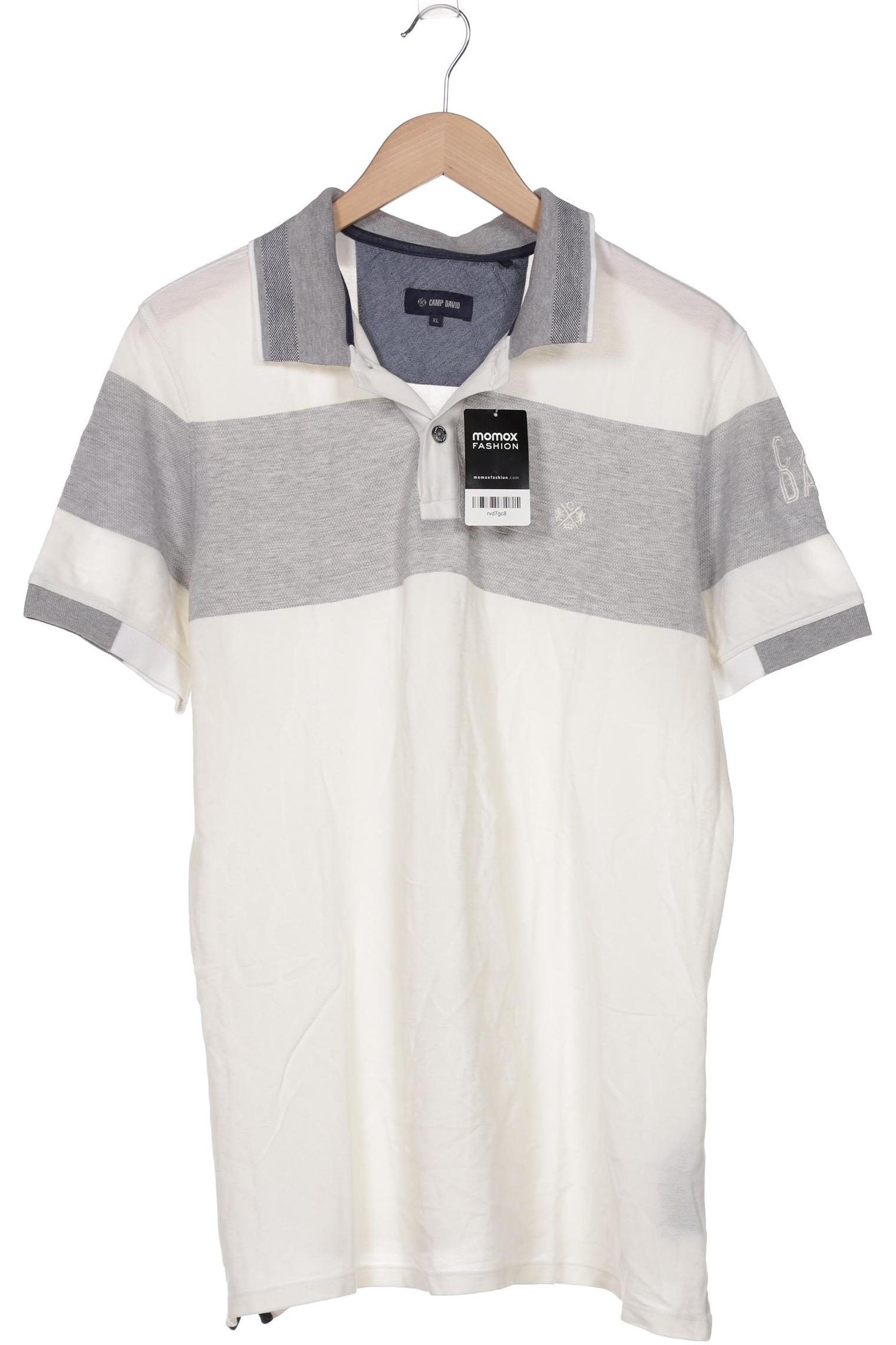 

Camp David Herren Poloshirt, cremeweiß, Gr. 54