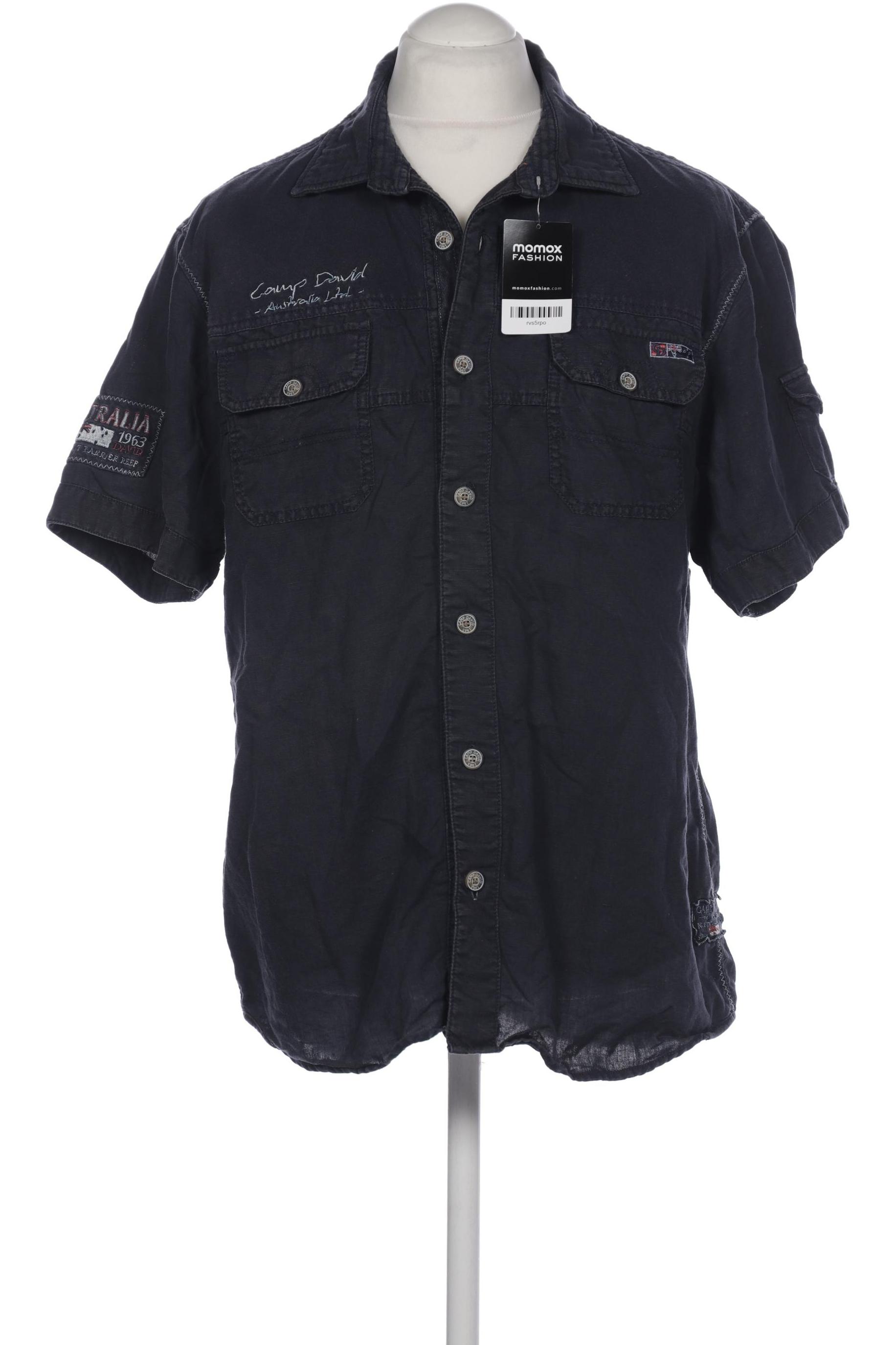 

Camp David Herren Hemd, marineblau, Gr. 52