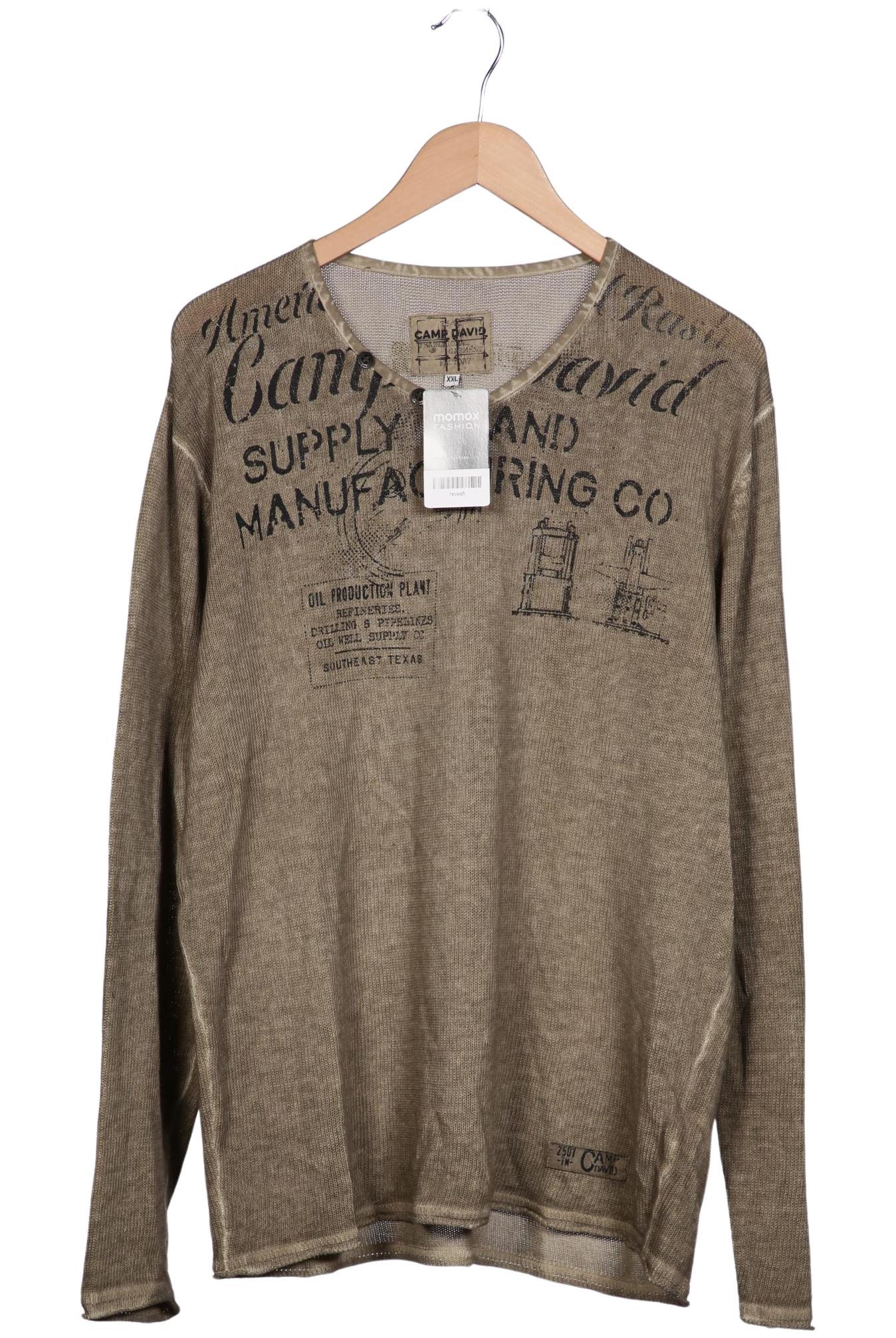 

Camp David Herren Pullover, braun, Gr. 56