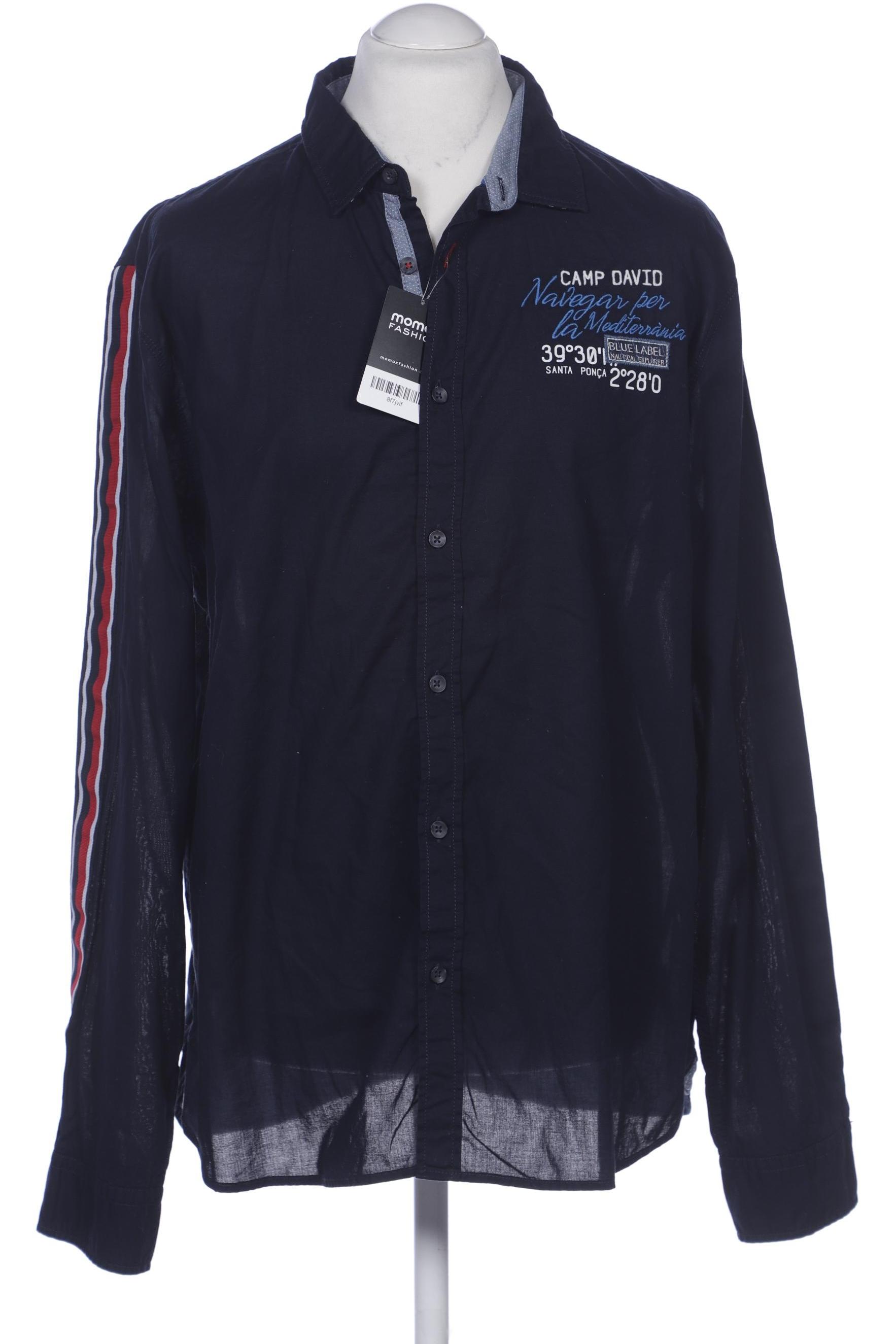 

Camp David Herren Hemd, marineblau, Gr. 54