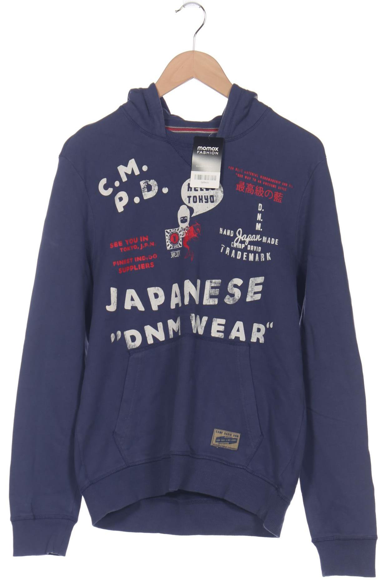 

Camp David Herren Kapuzenpullover, marineblau, Gr. 48
