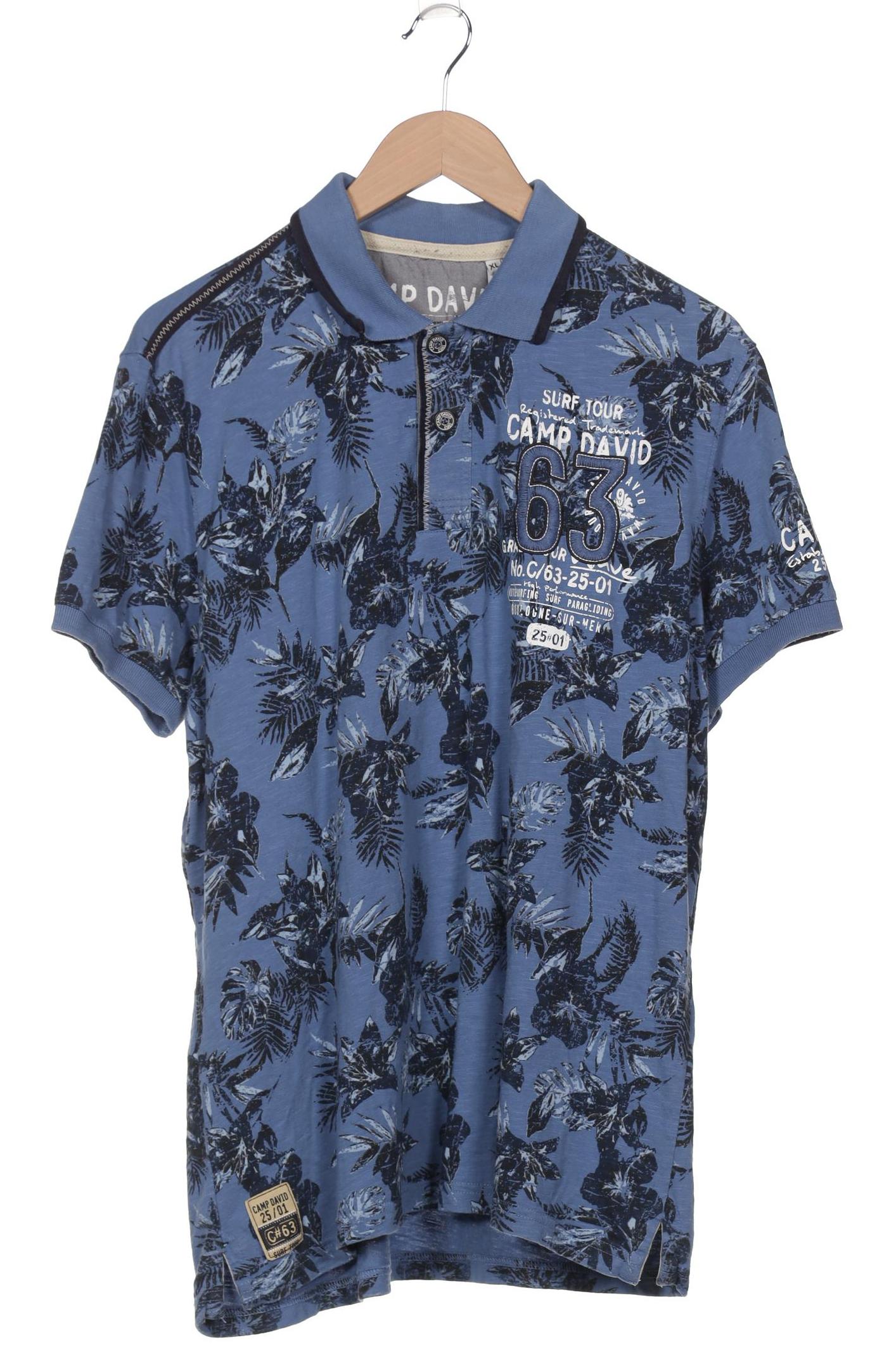

Camp David Herren Poloshirt, blau, Gr. 54