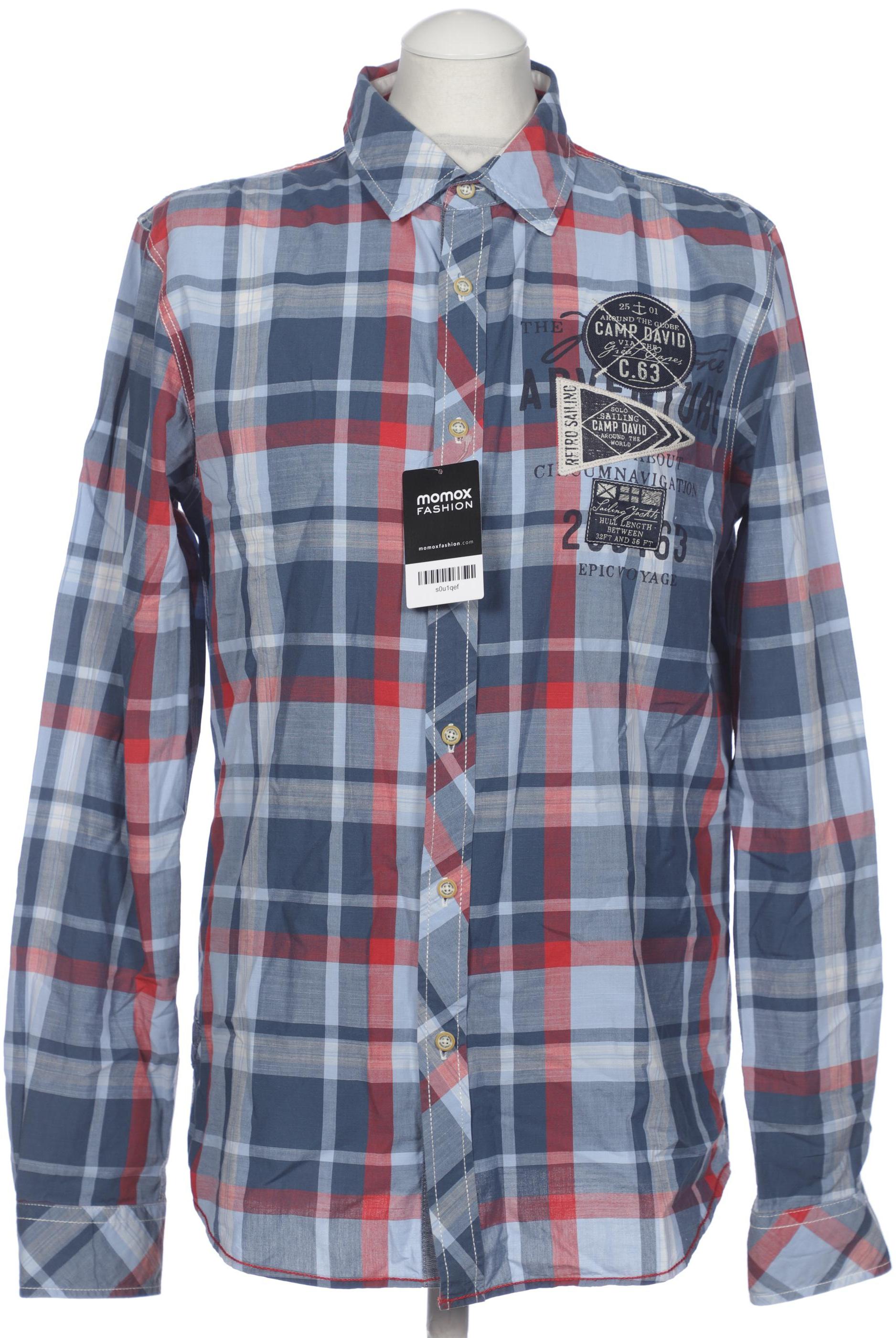 

Camp David Herren Hemd, blau