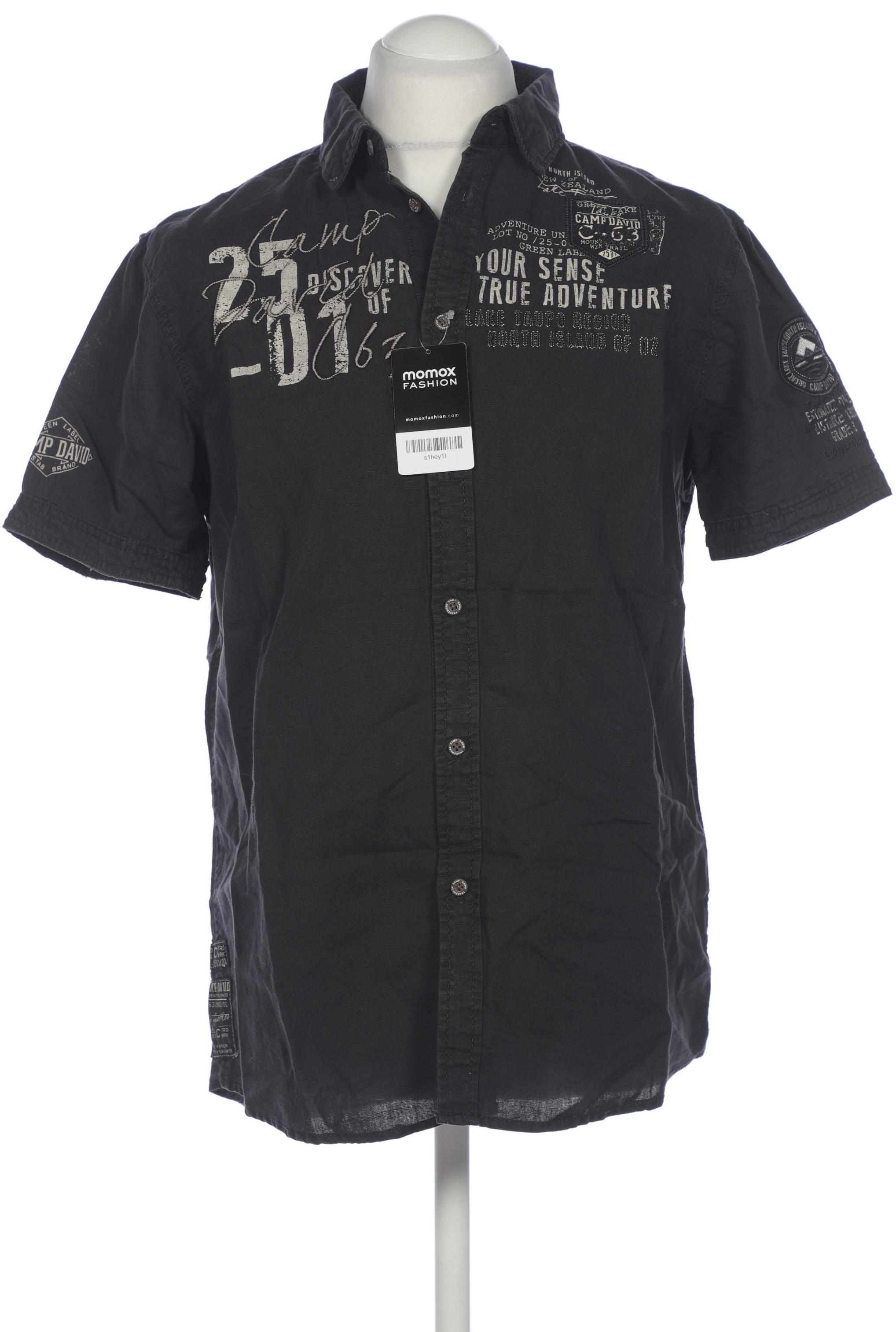 

Camp David Herren Hemd, schwarz, Gr. 48