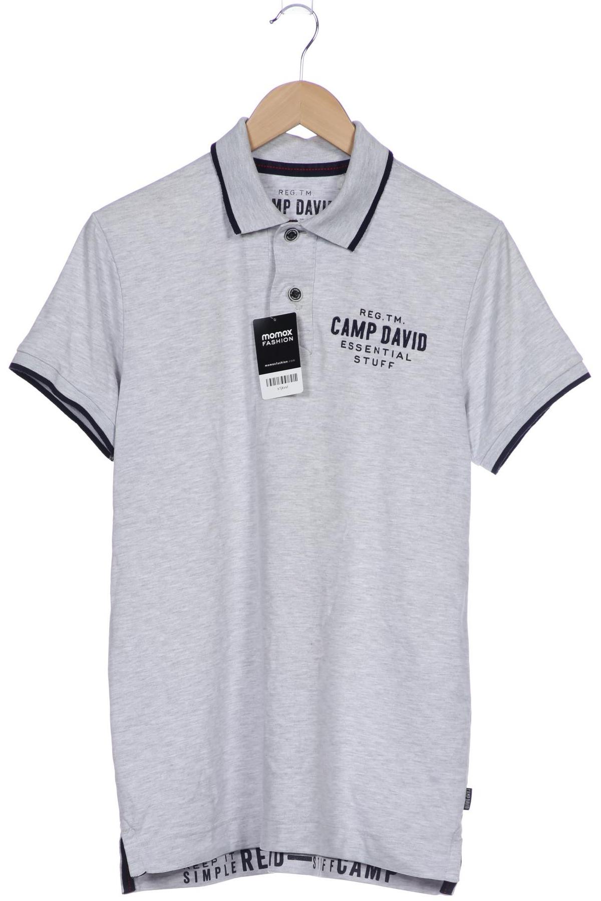 

Camp David Herren Poloshirt, grau, Gr. 48