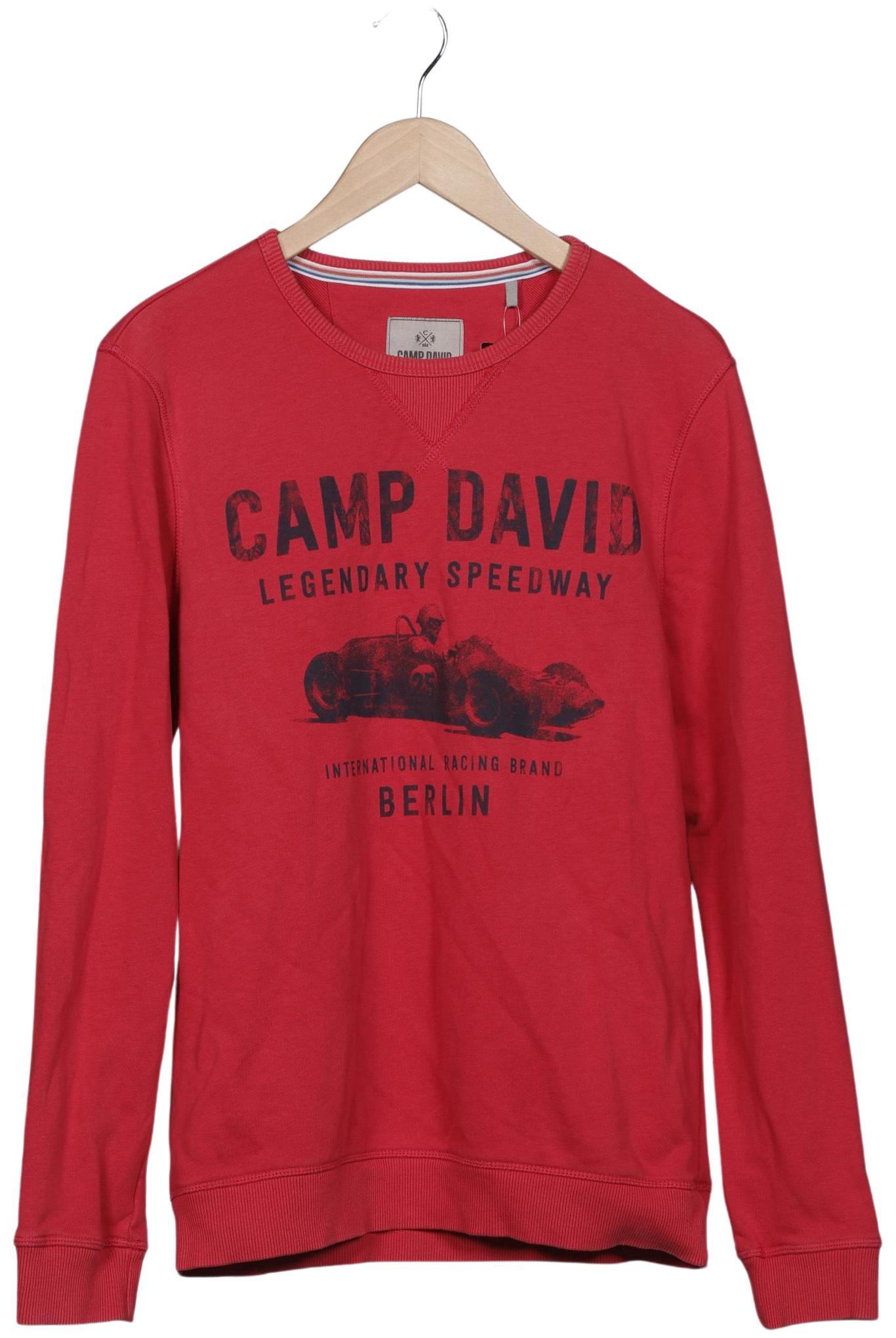 

Camp David Herren Sweatshirt, rot, Gr. 48