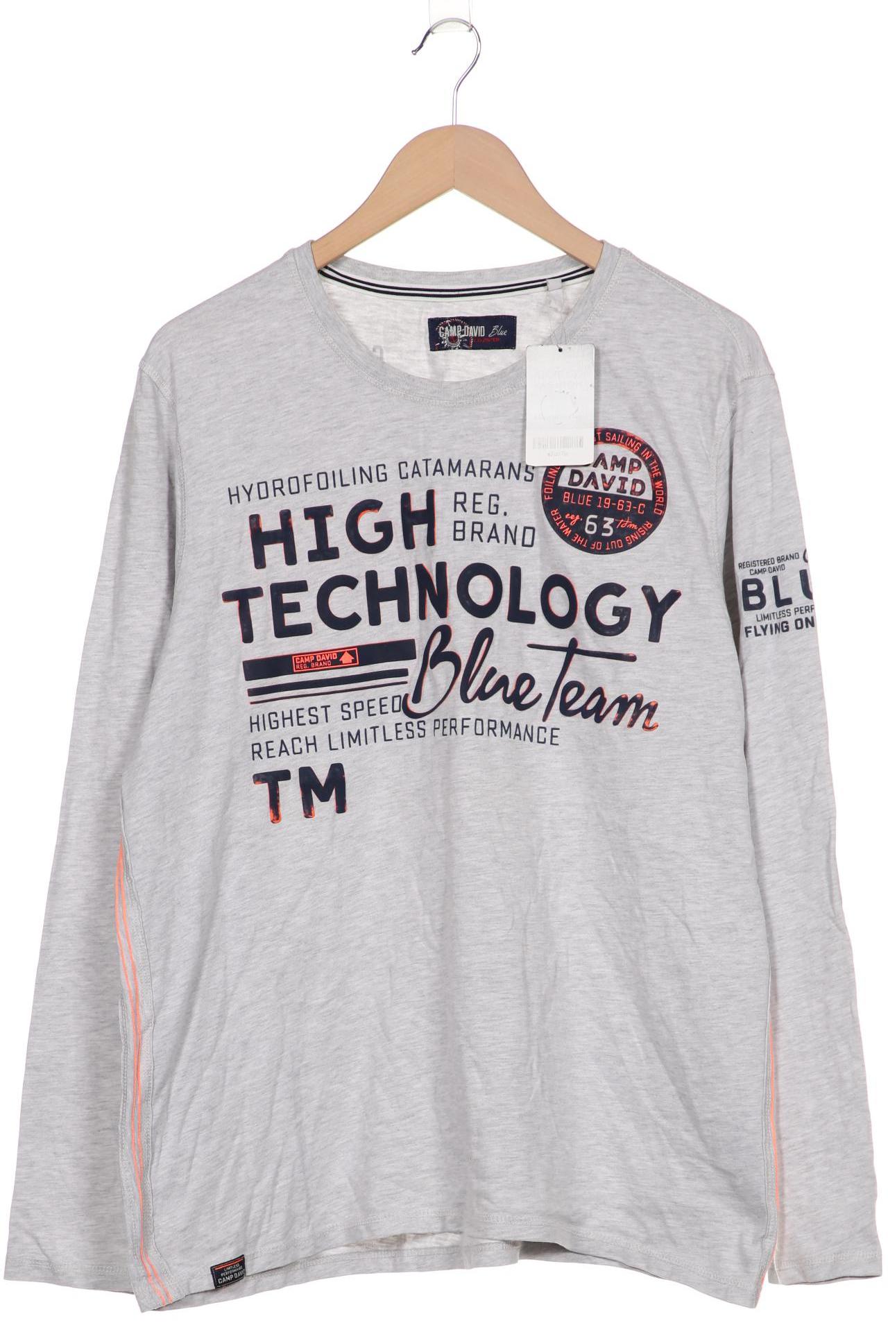 

Camp David Herren Langarmshirt, grau