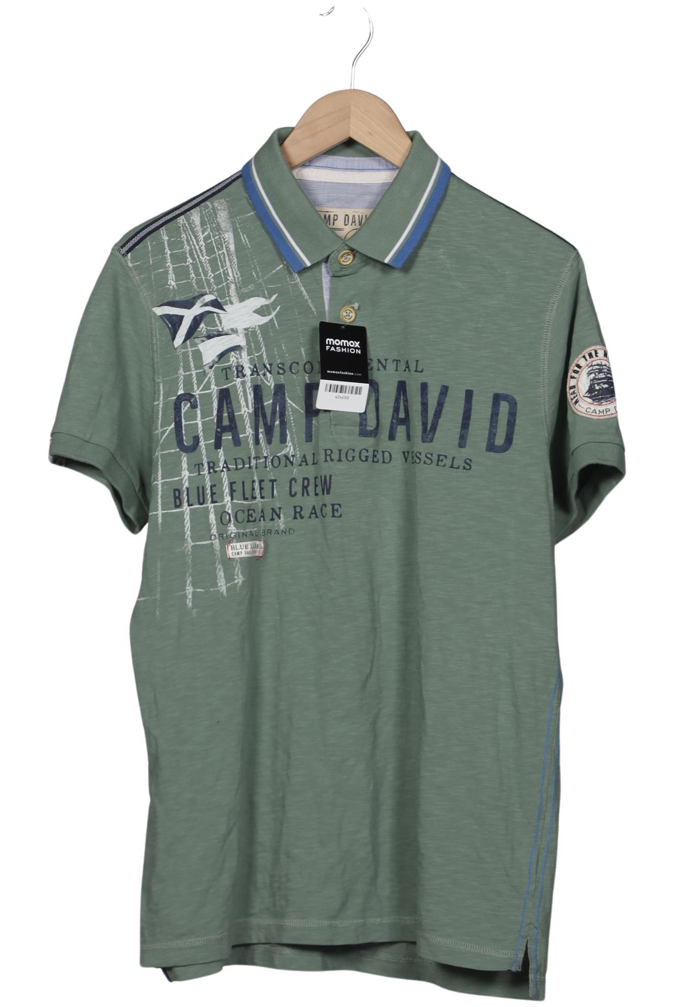 

Camp David Herren Poloshirt, türkis, Gr. 54