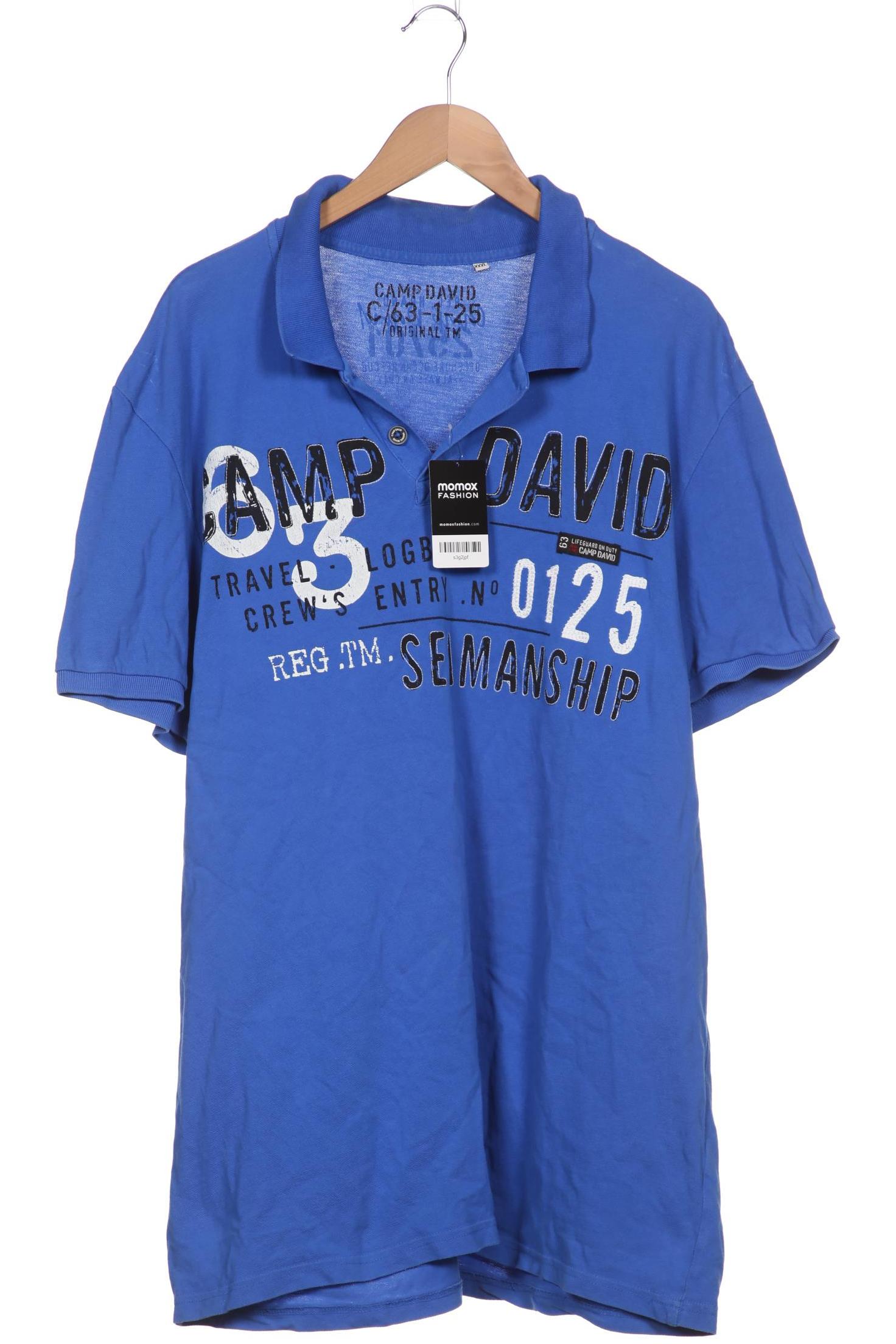 

Camp David Herren Poloshirt, blau