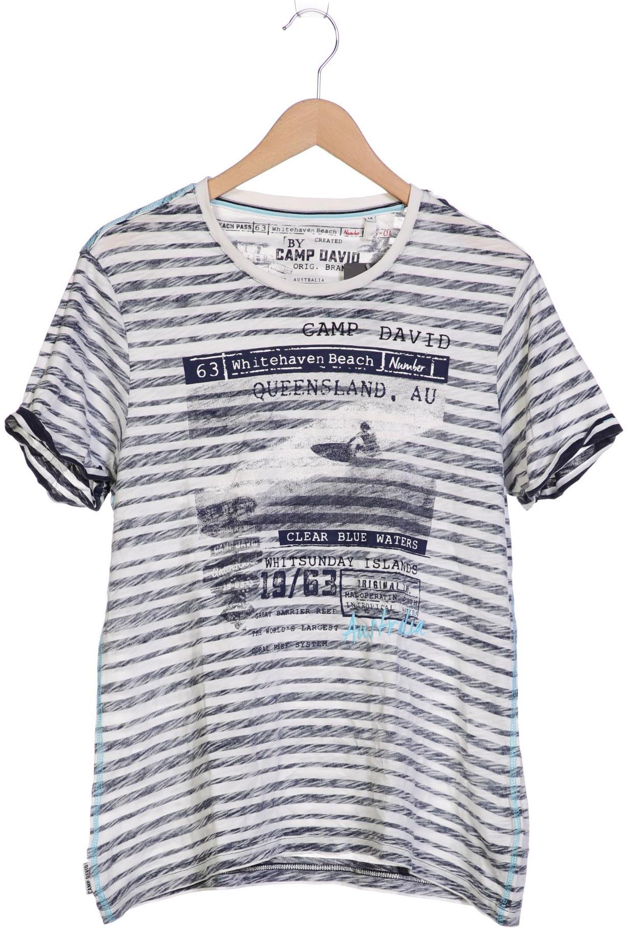 

Camp David Herren T-Shirt, marineblau, Gr. 48