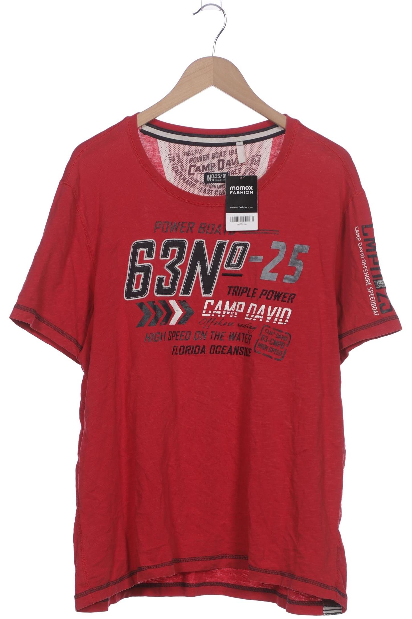 

Camp David Herren T-Shirt, rot, Gr. 56