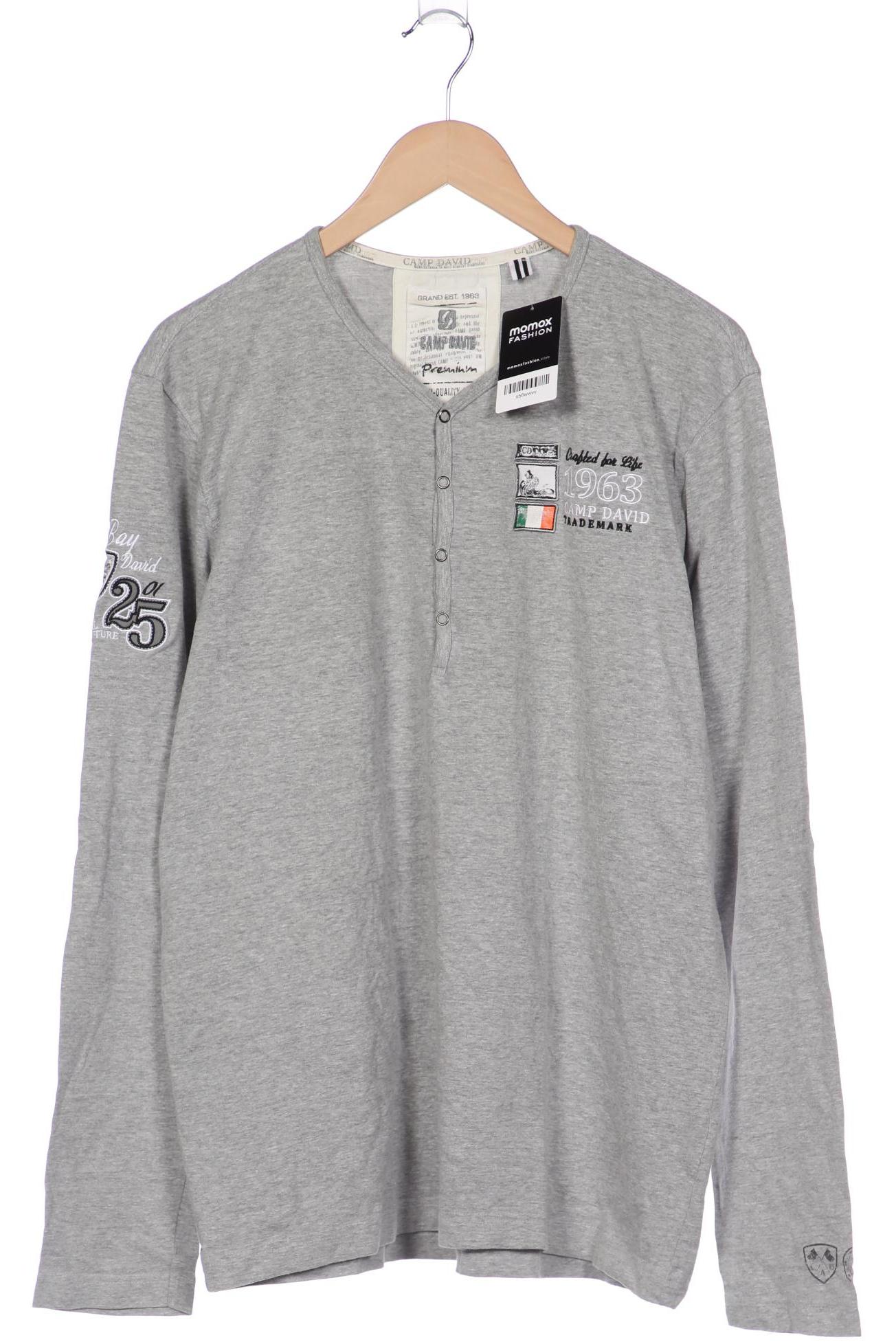 

Camp David Herren Langarmshirt, grau