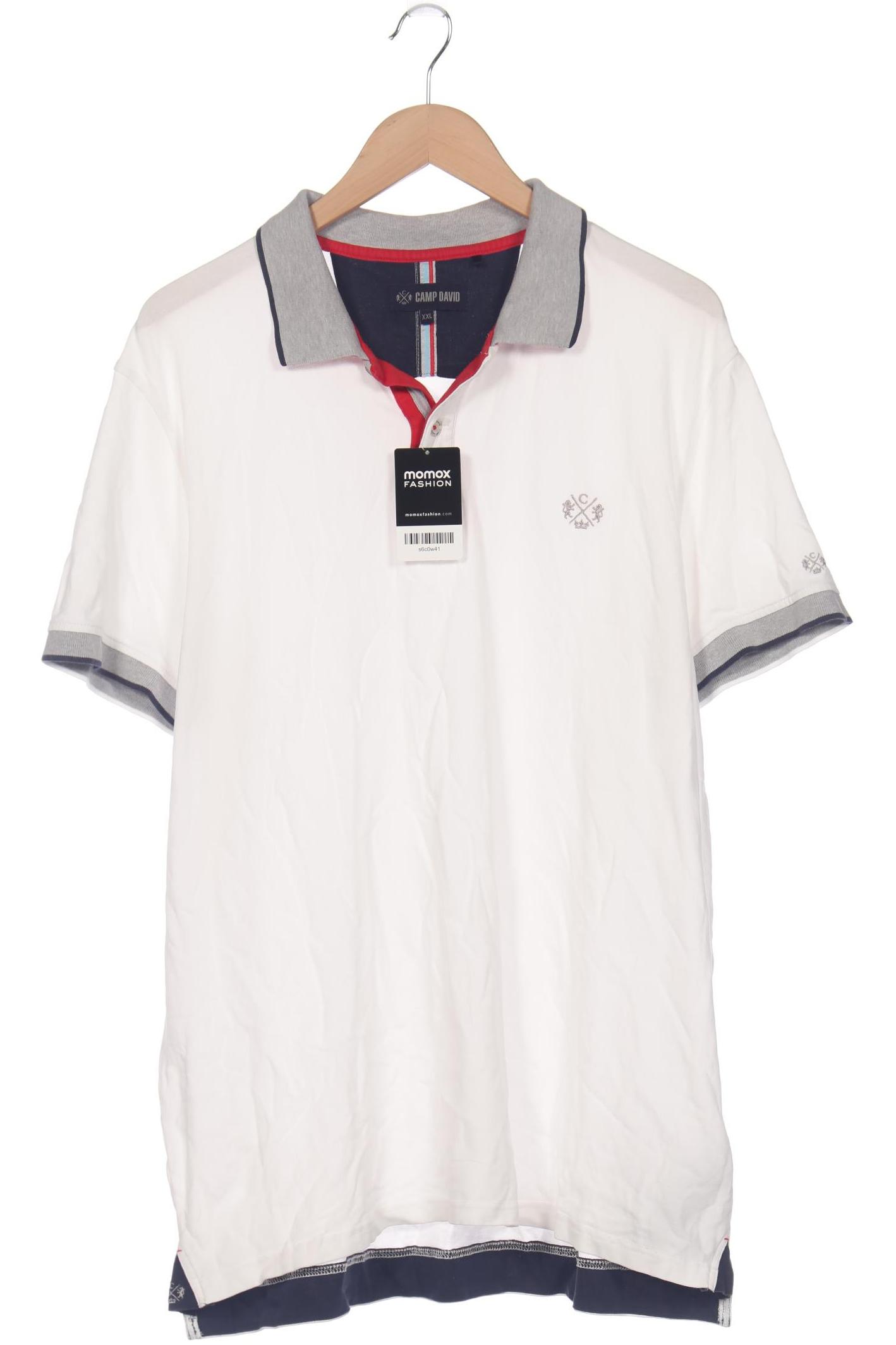 

Camp David Herren Poloshirt, weiß, Gr. 56