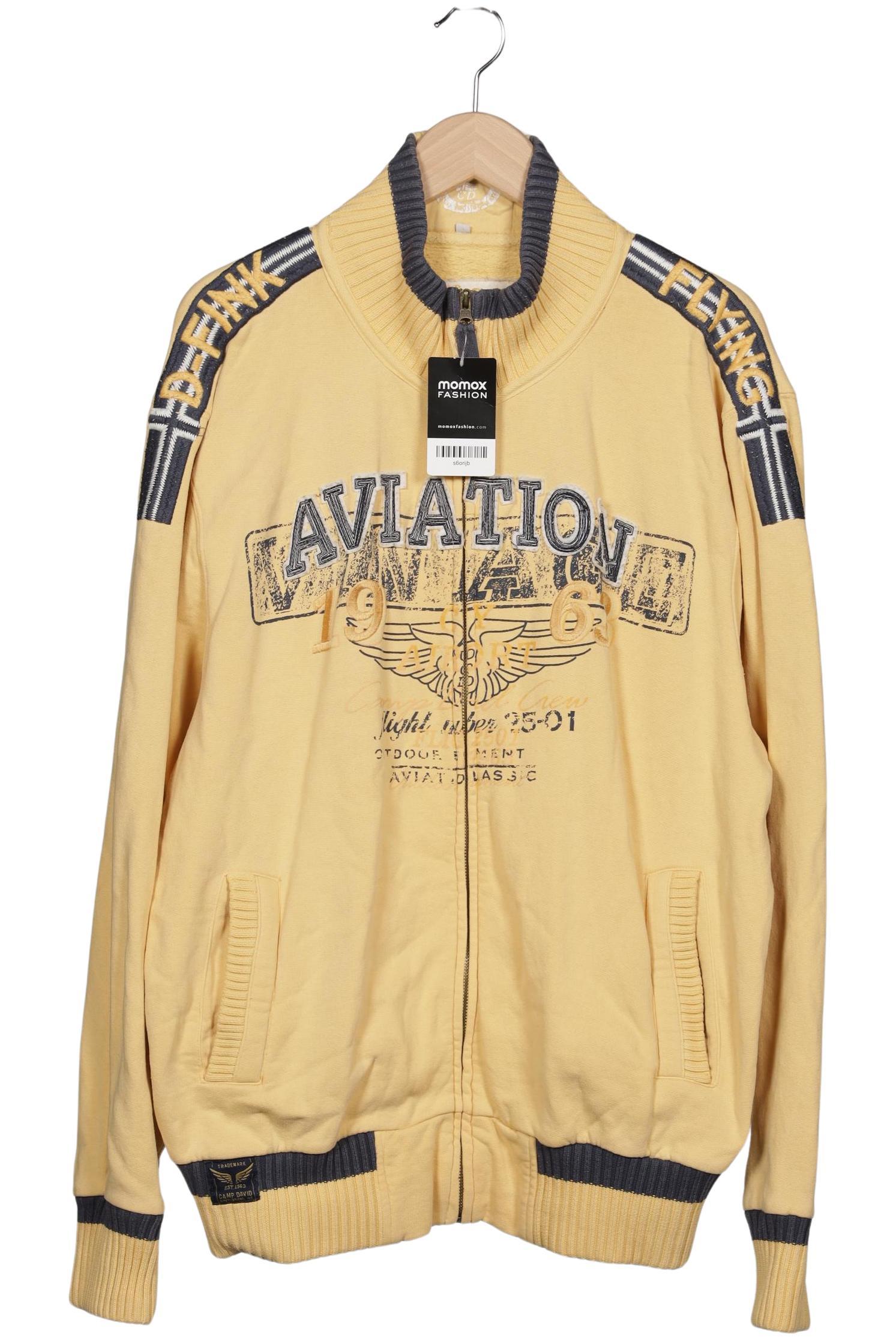 

Camp David Herren Sweatshirt, gelb, Gr. 52