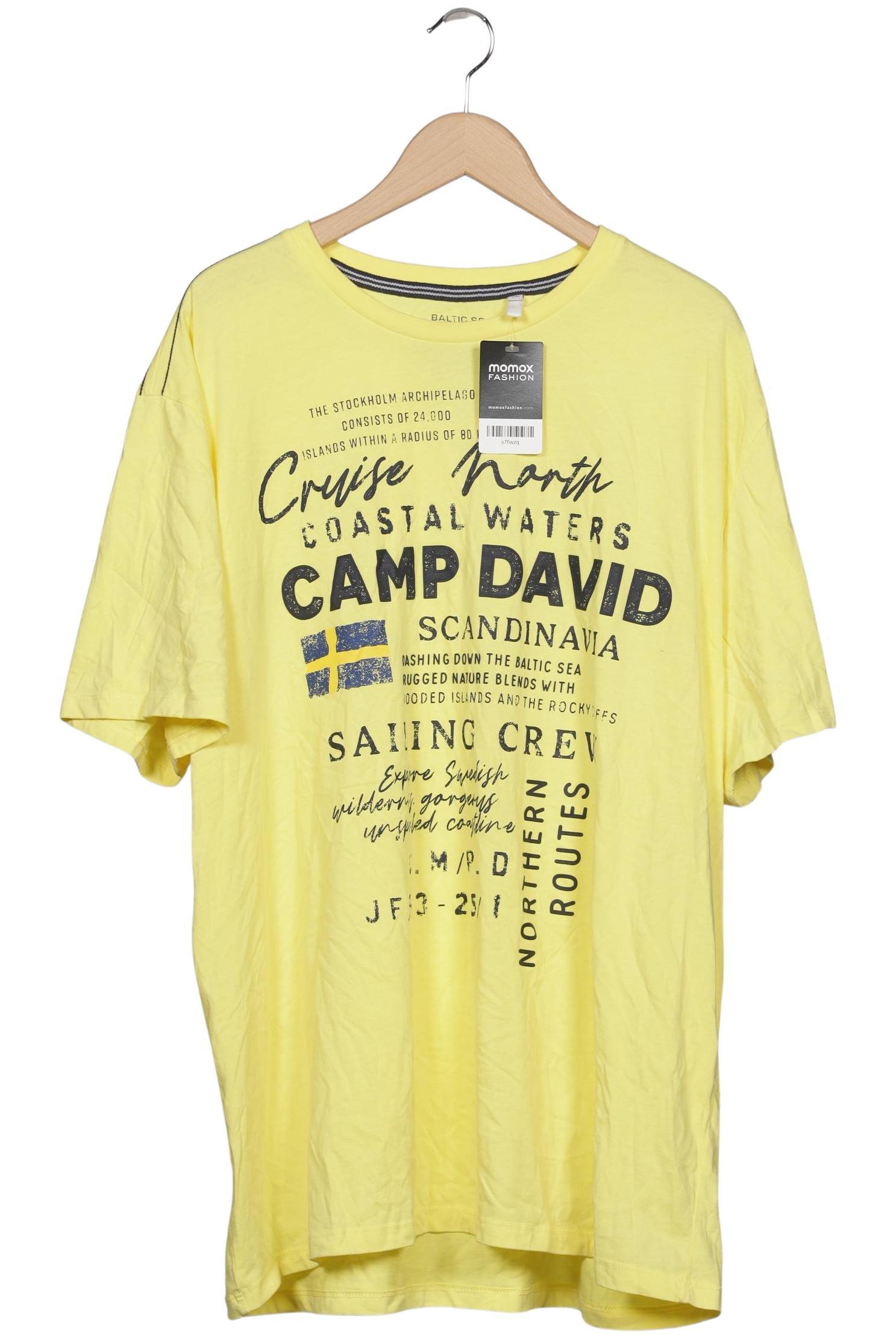 Thumbnail - Camp David Herren T-Shirt, gelb, Gr. 60
