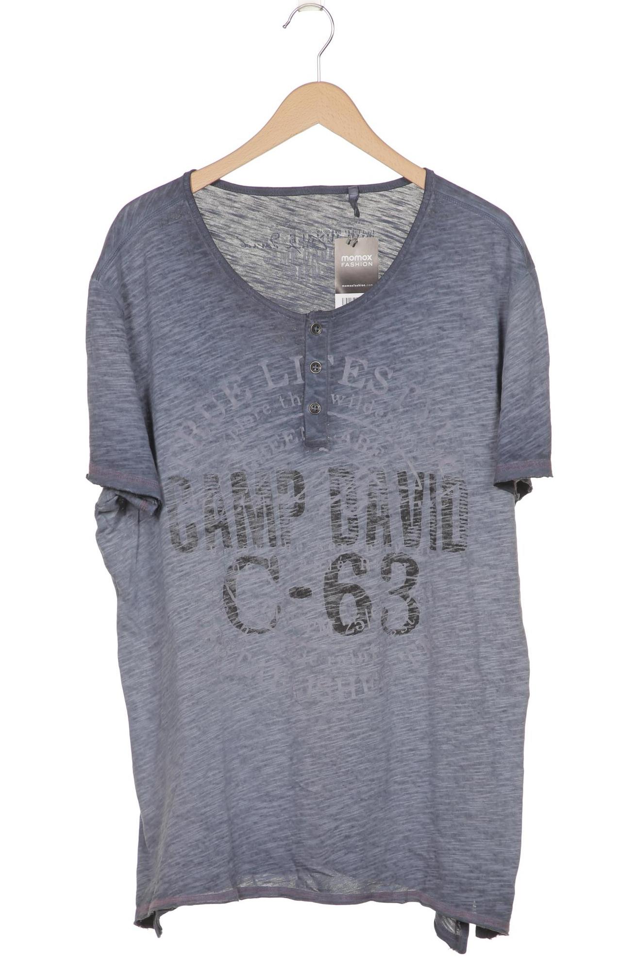 

Camp David Herren T-Shirt, blau, Gr. 56