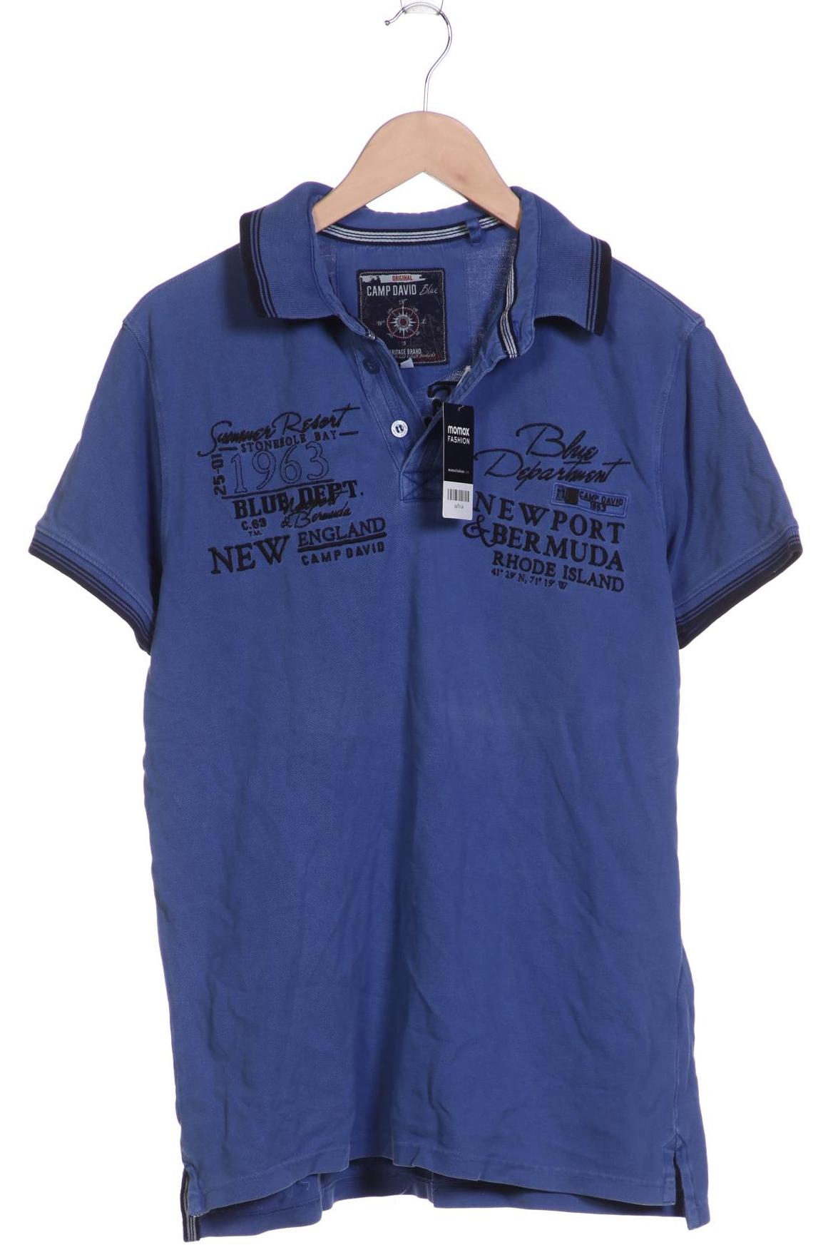 

Camp David Herren Poloshirt, blau