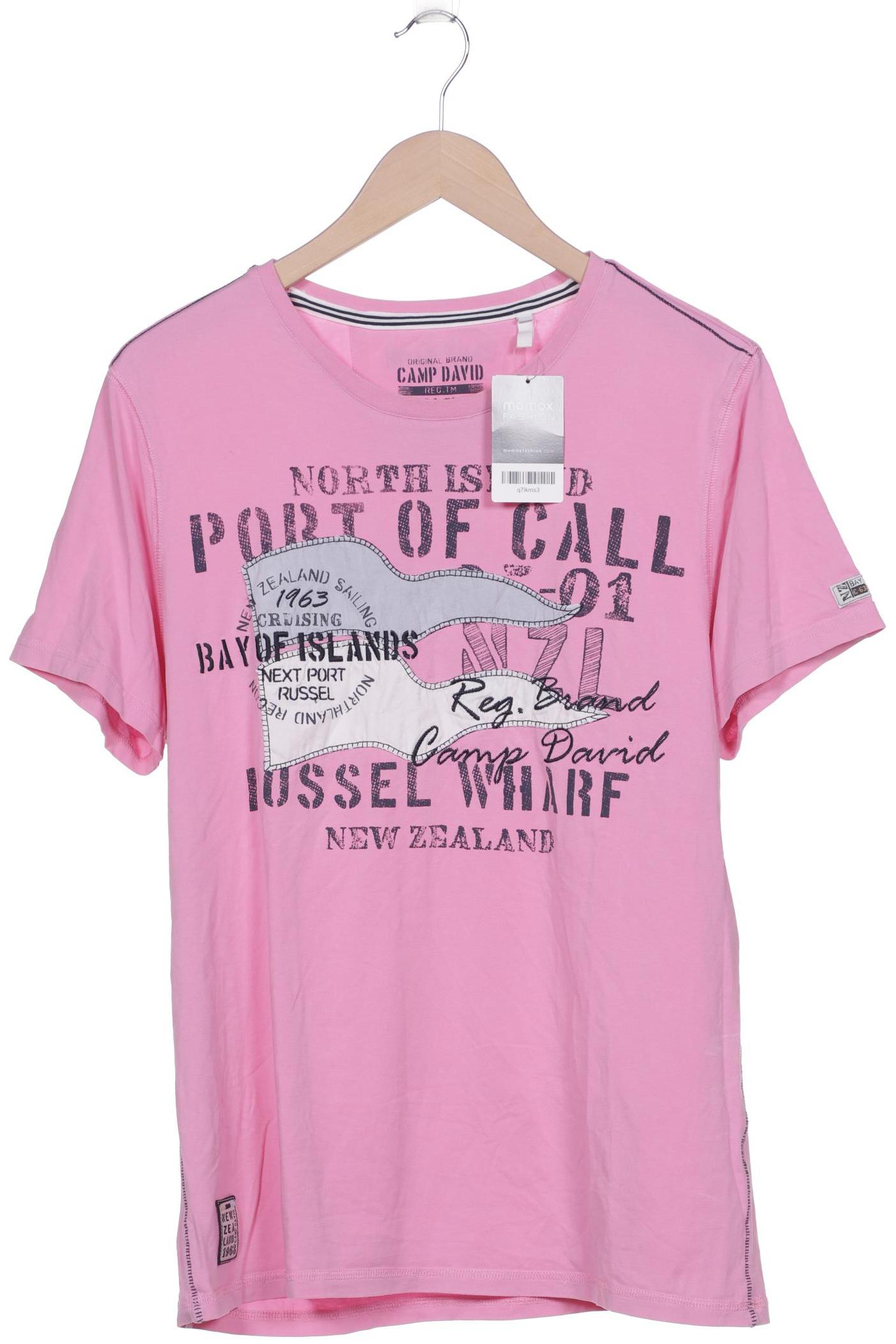 

Camp David Herren T-Shirt, pink, Gr. 52