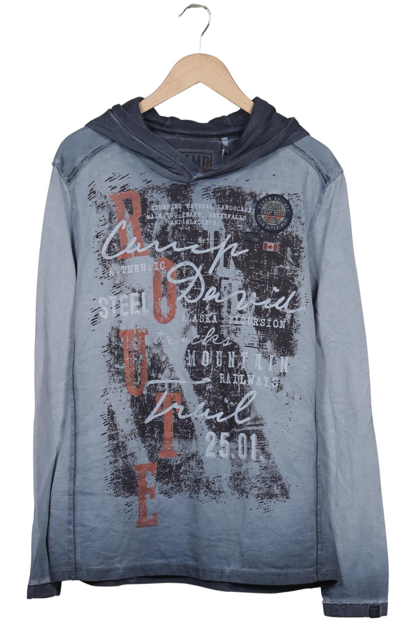 

Camp David Herren Kapuzenpullover, blau, Gr. 52