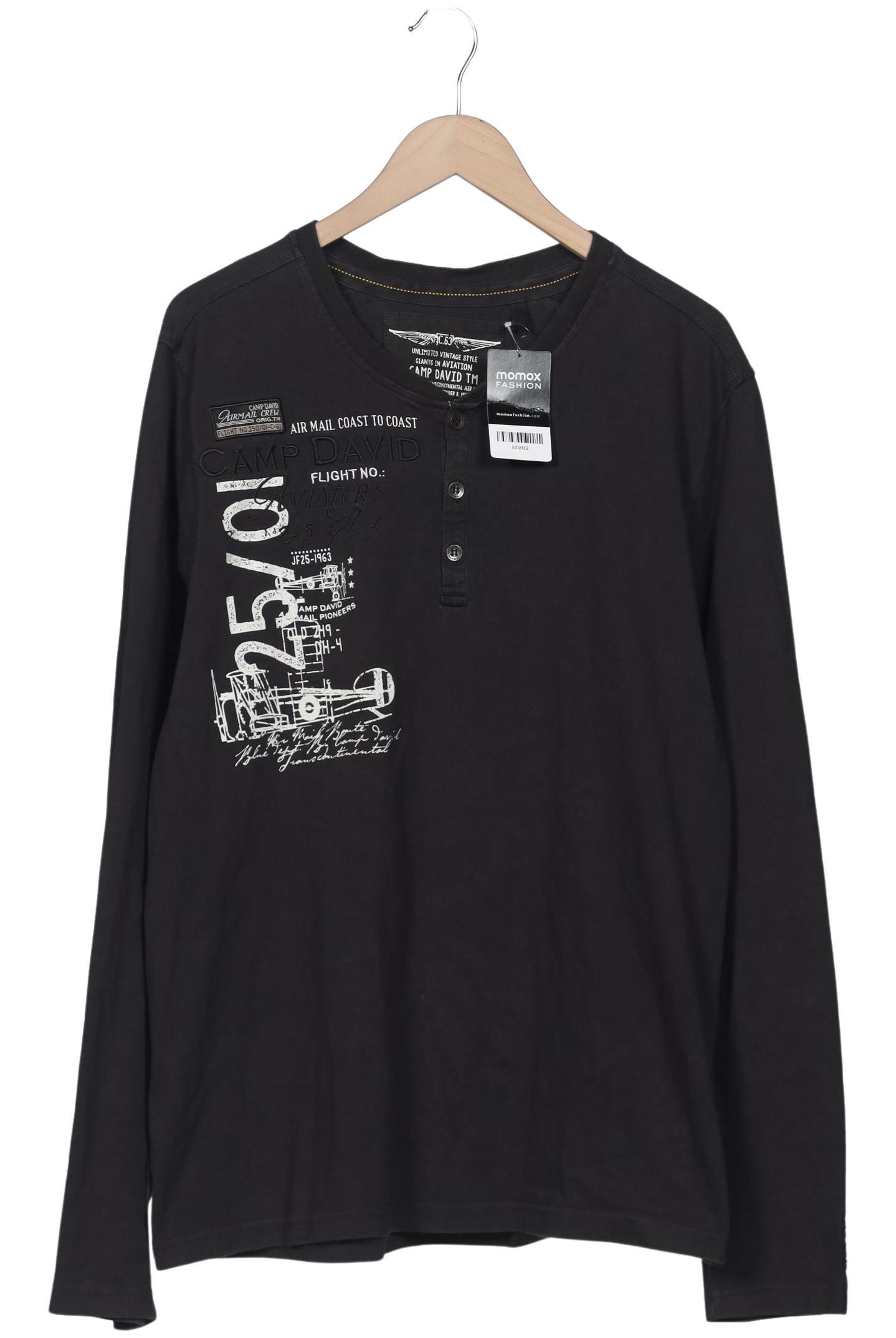 

Camp David Herren Langarmshirt, schwarz, Gr. 54