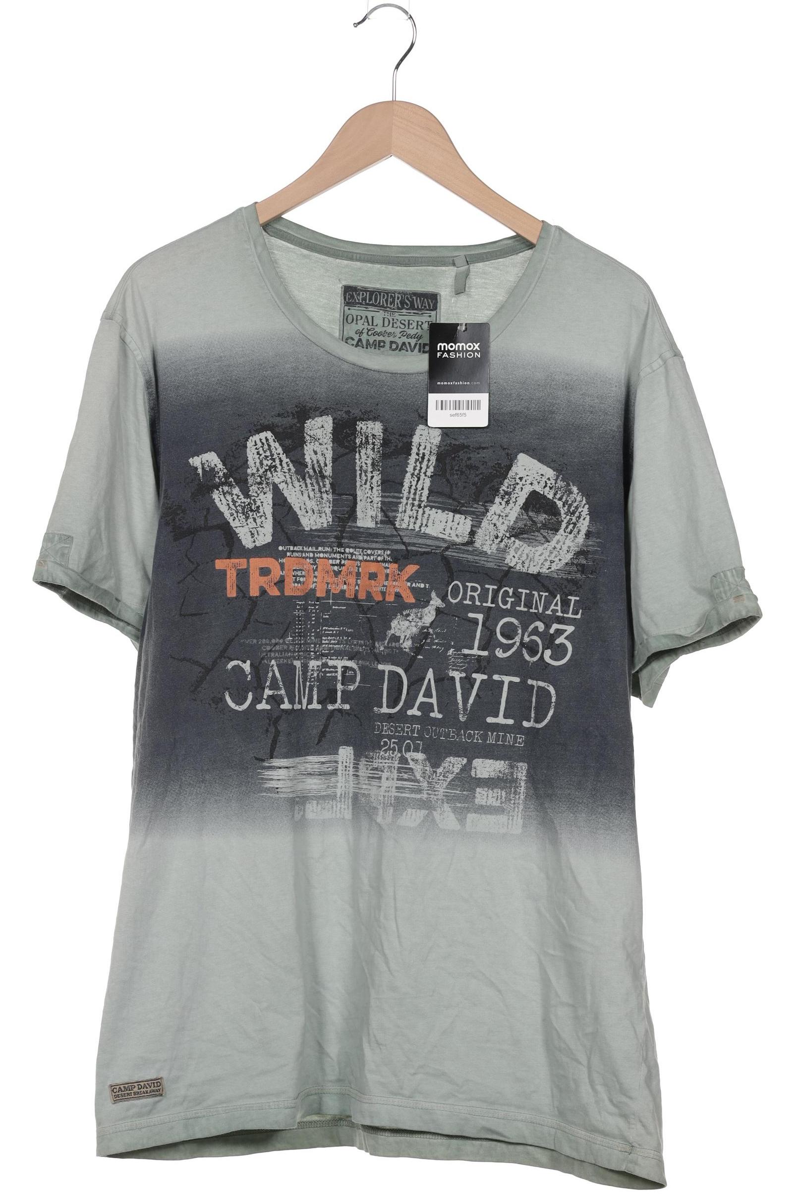 

Camp David Herren T-Shirt, türkis, Gr. 56