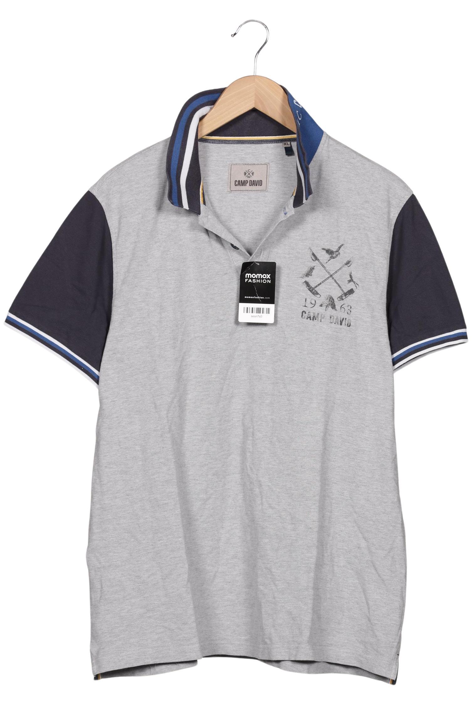 

Camp David Herren Poloshirt, grau, Gr. 54