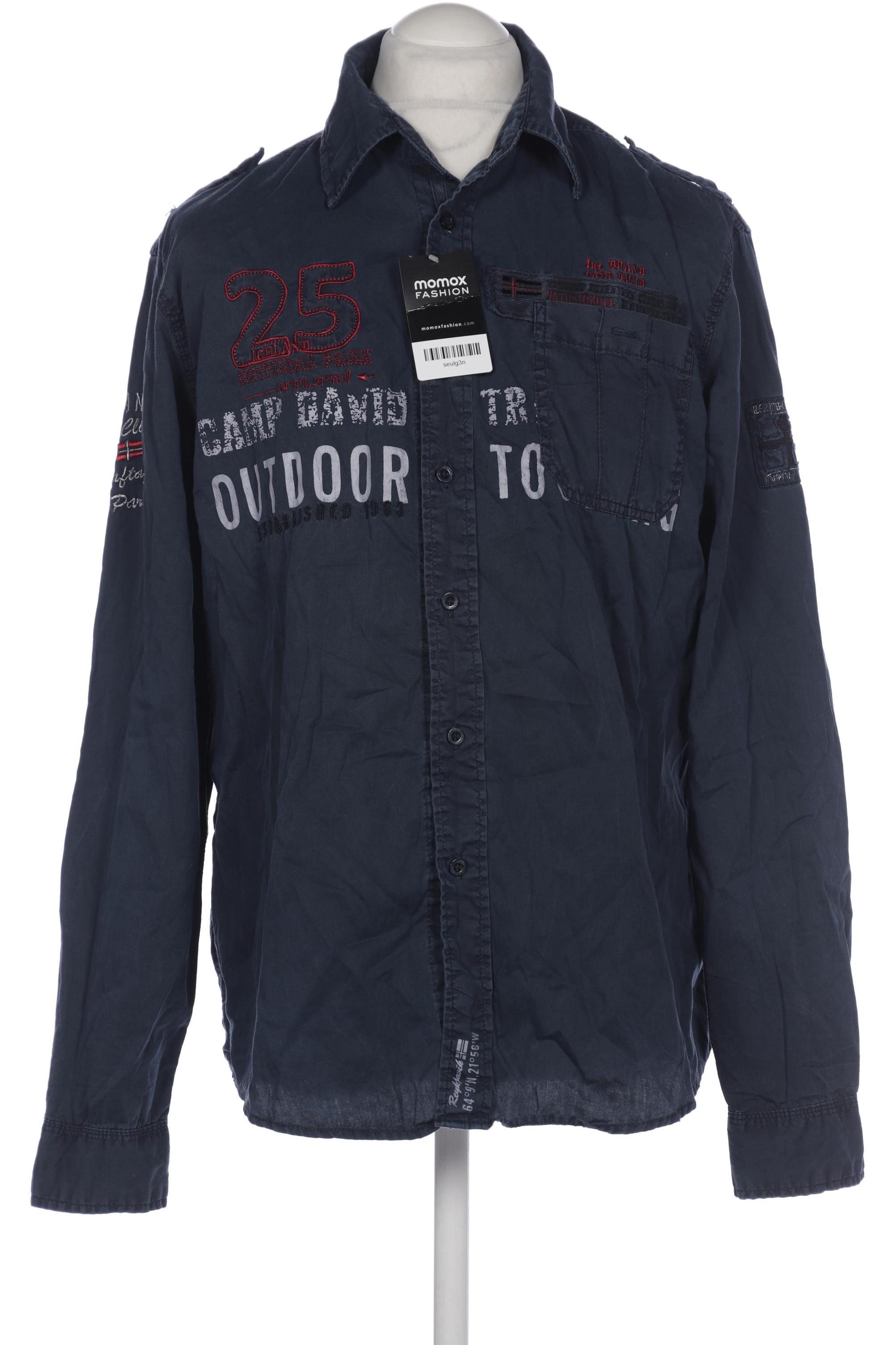 

Camp David Herren Hemd, marineblau, Gr. 52
