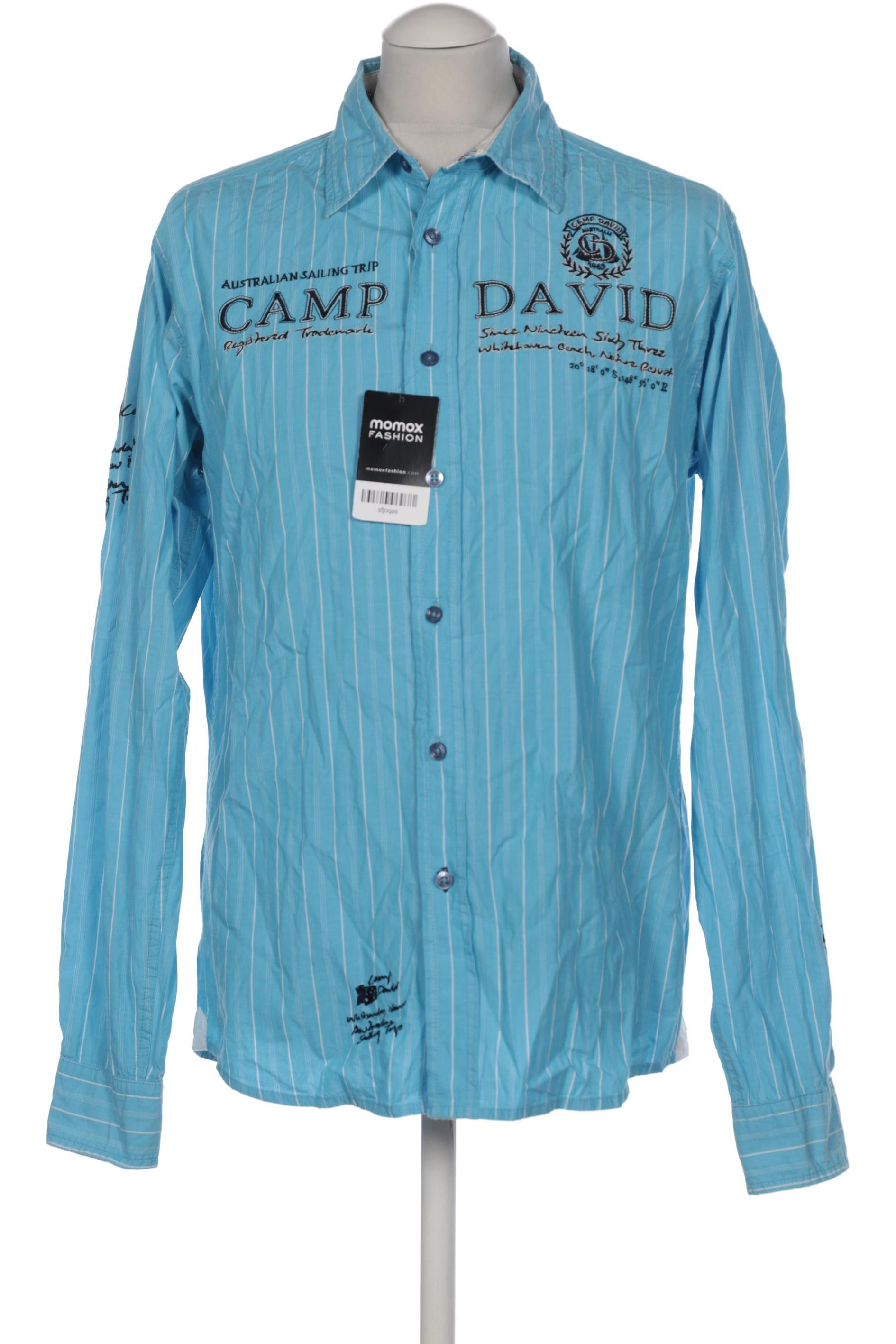 

Camp David Herren Hemd, hellblau, Gr. 48