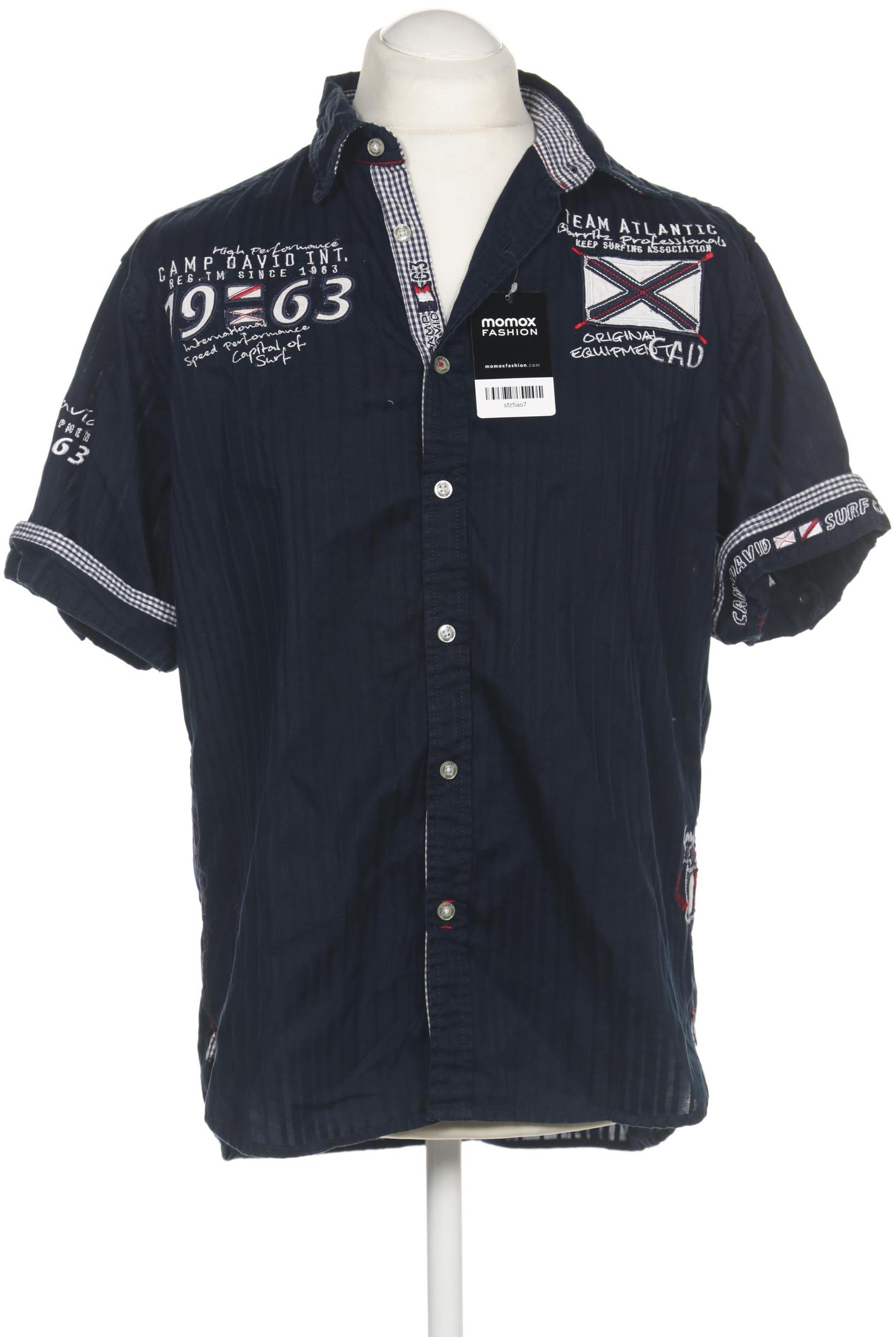 

Camp David Herren Hemd, marineblau, Gr. 48